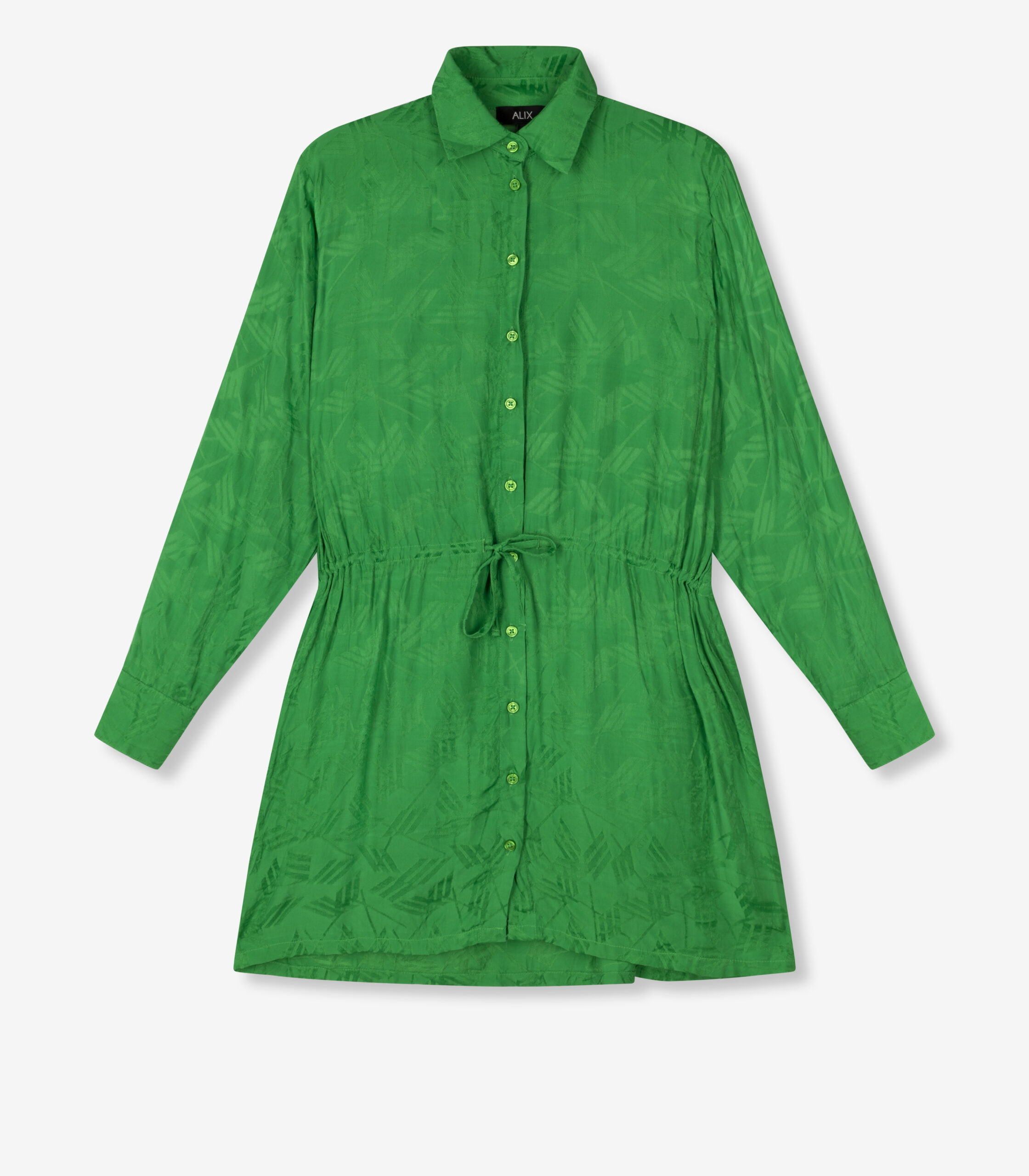 Mini Shirt Dress Fresh Green