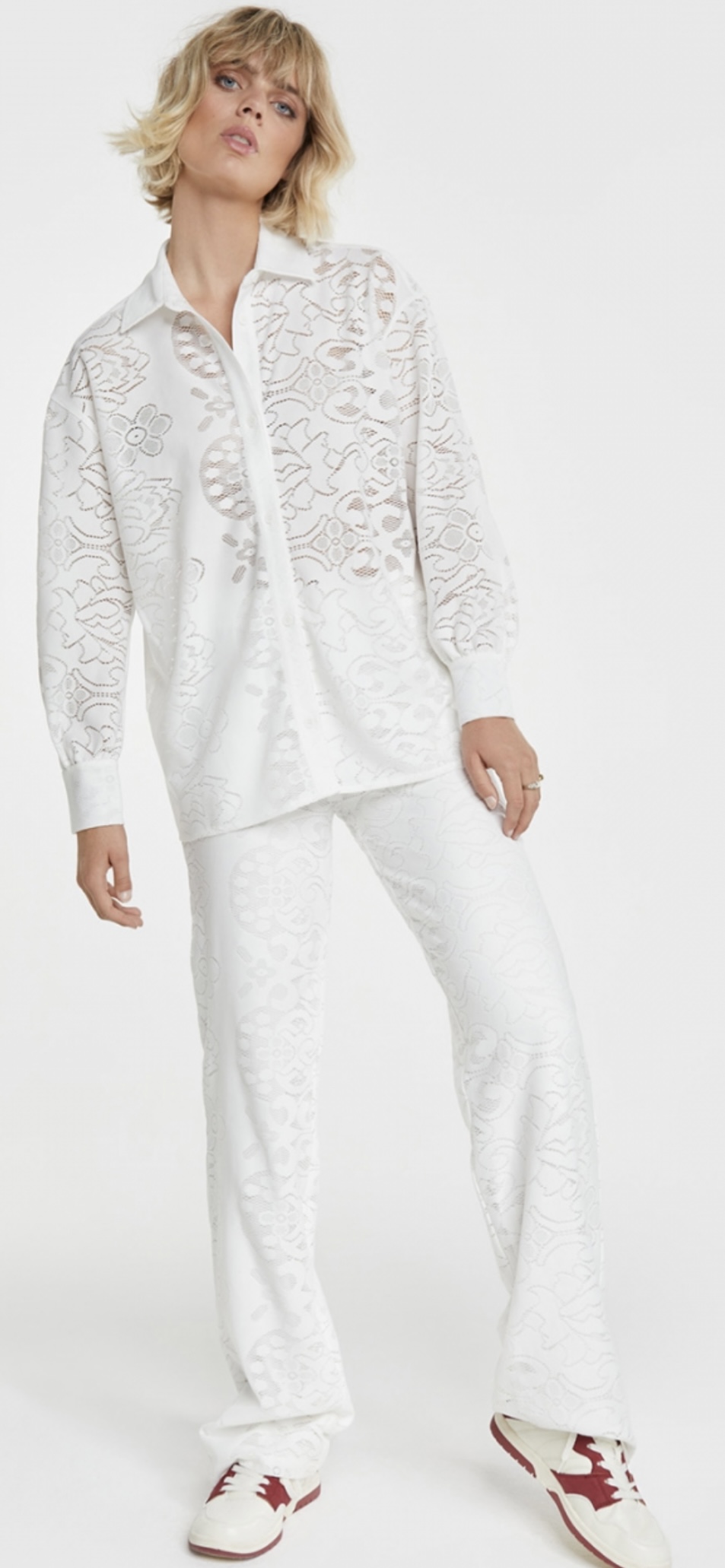 Lace Pants Soft White