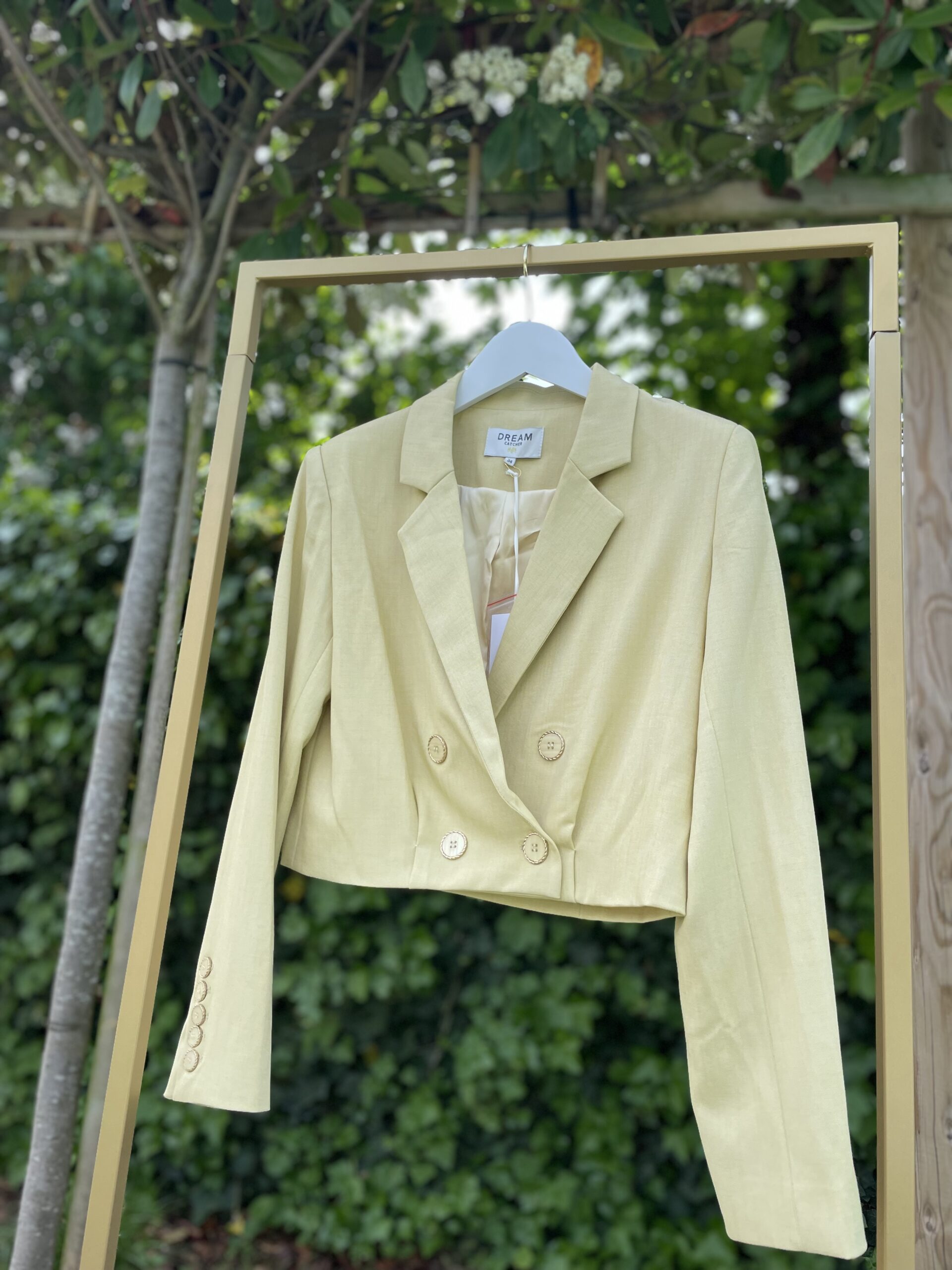 Macaron Cropped Blazer