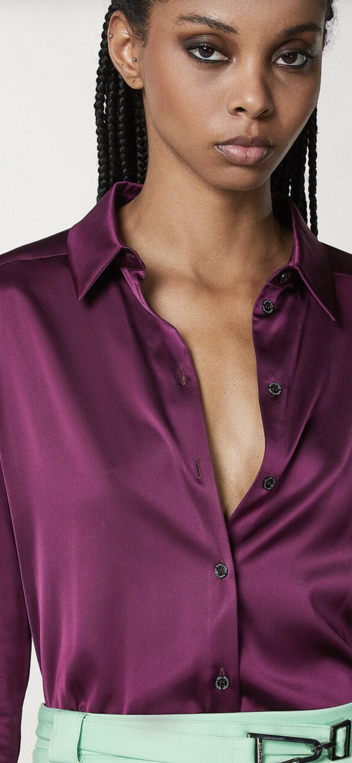 Flowy Satin Shirt