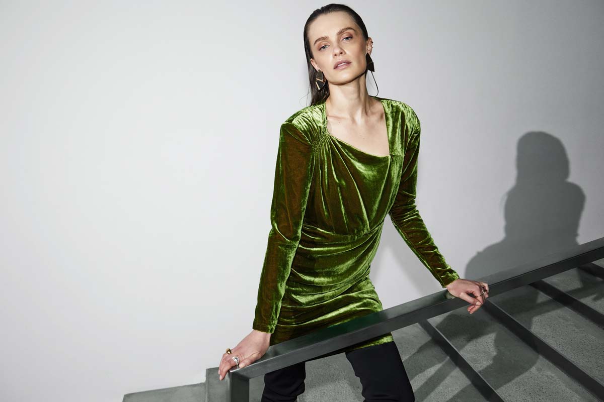 Velvet Short Dress - Image 2