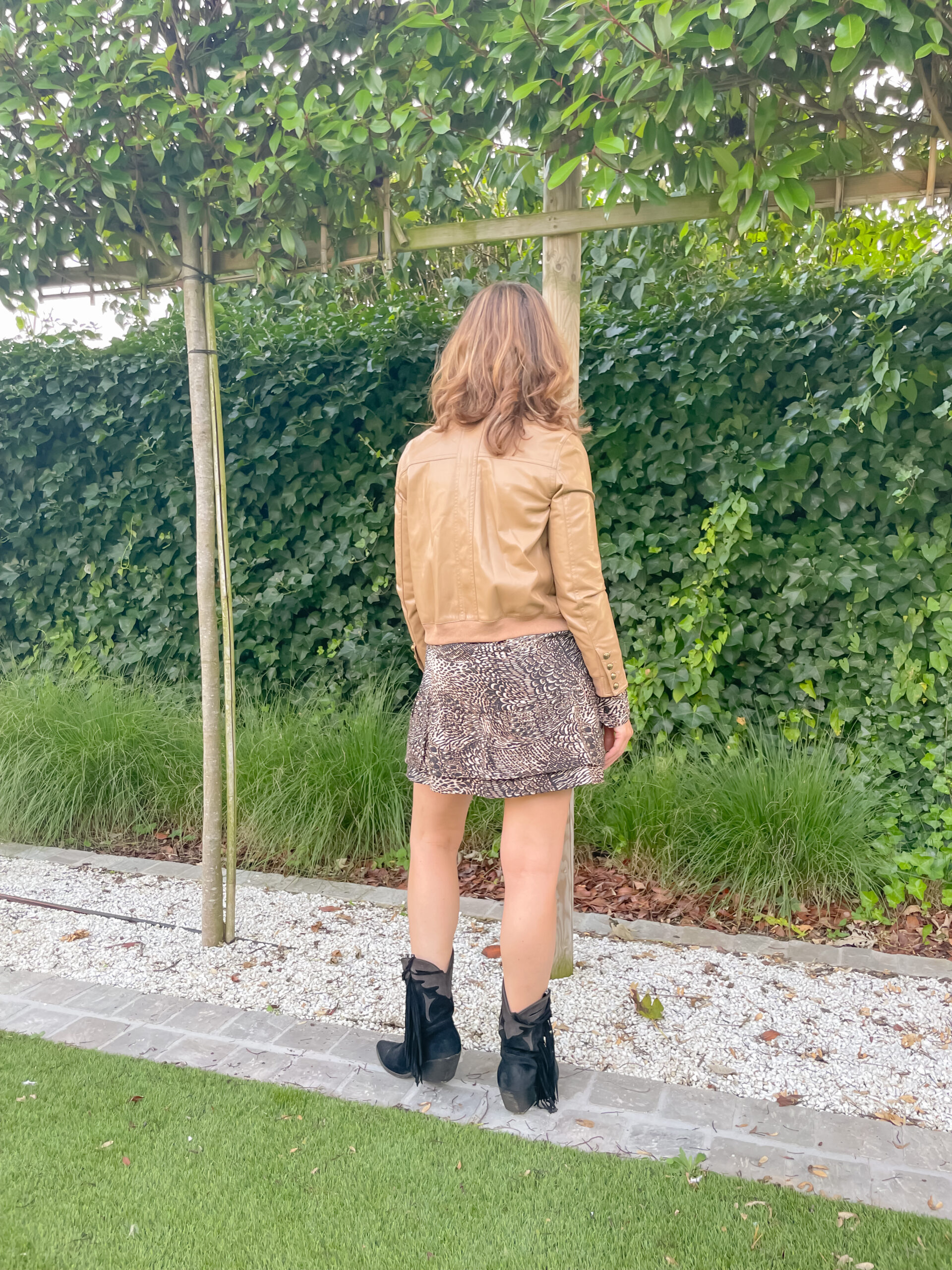 Camel Leather Jacket - Image 2