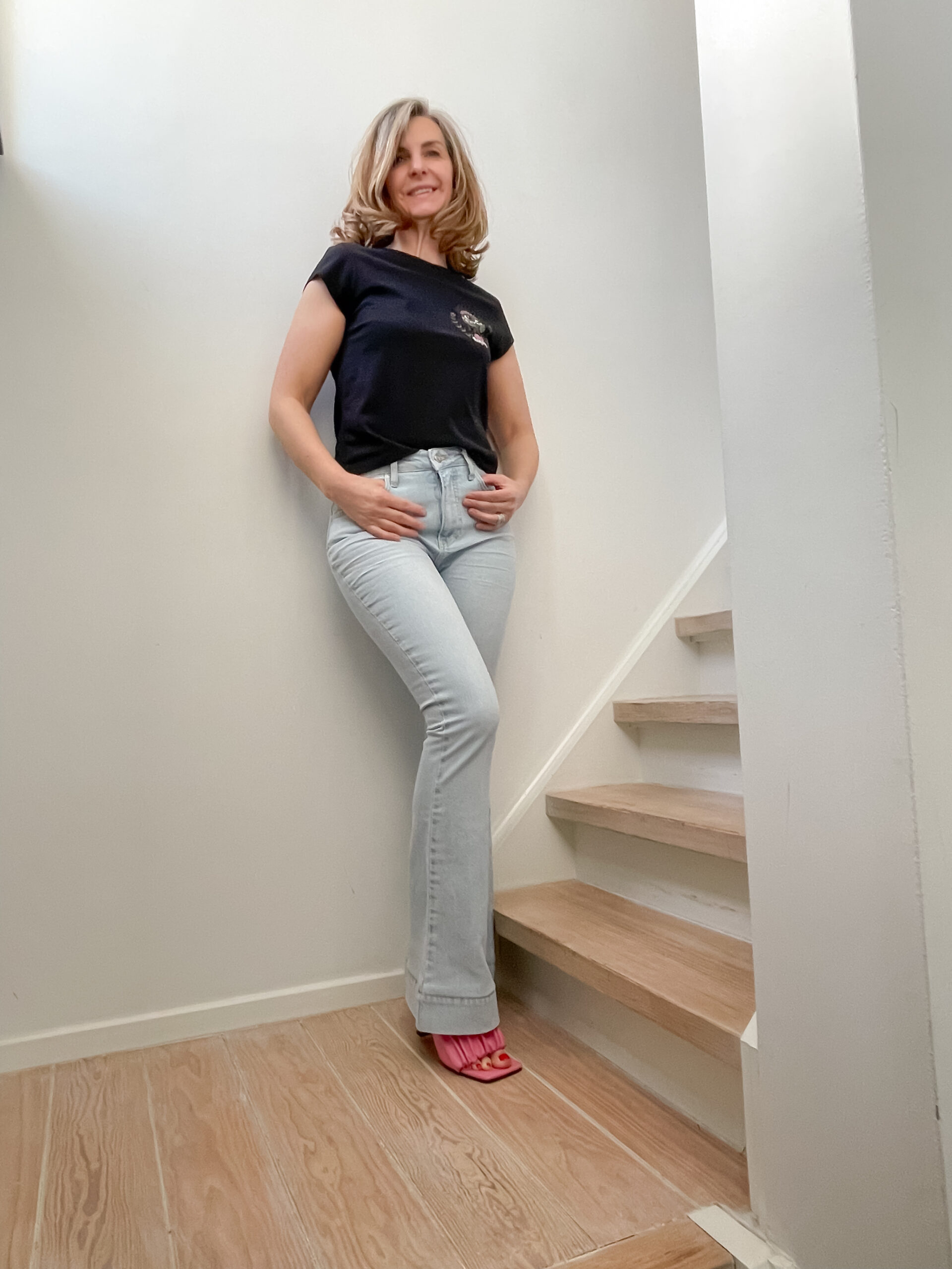 Jill high rise flared jeans - Image 2