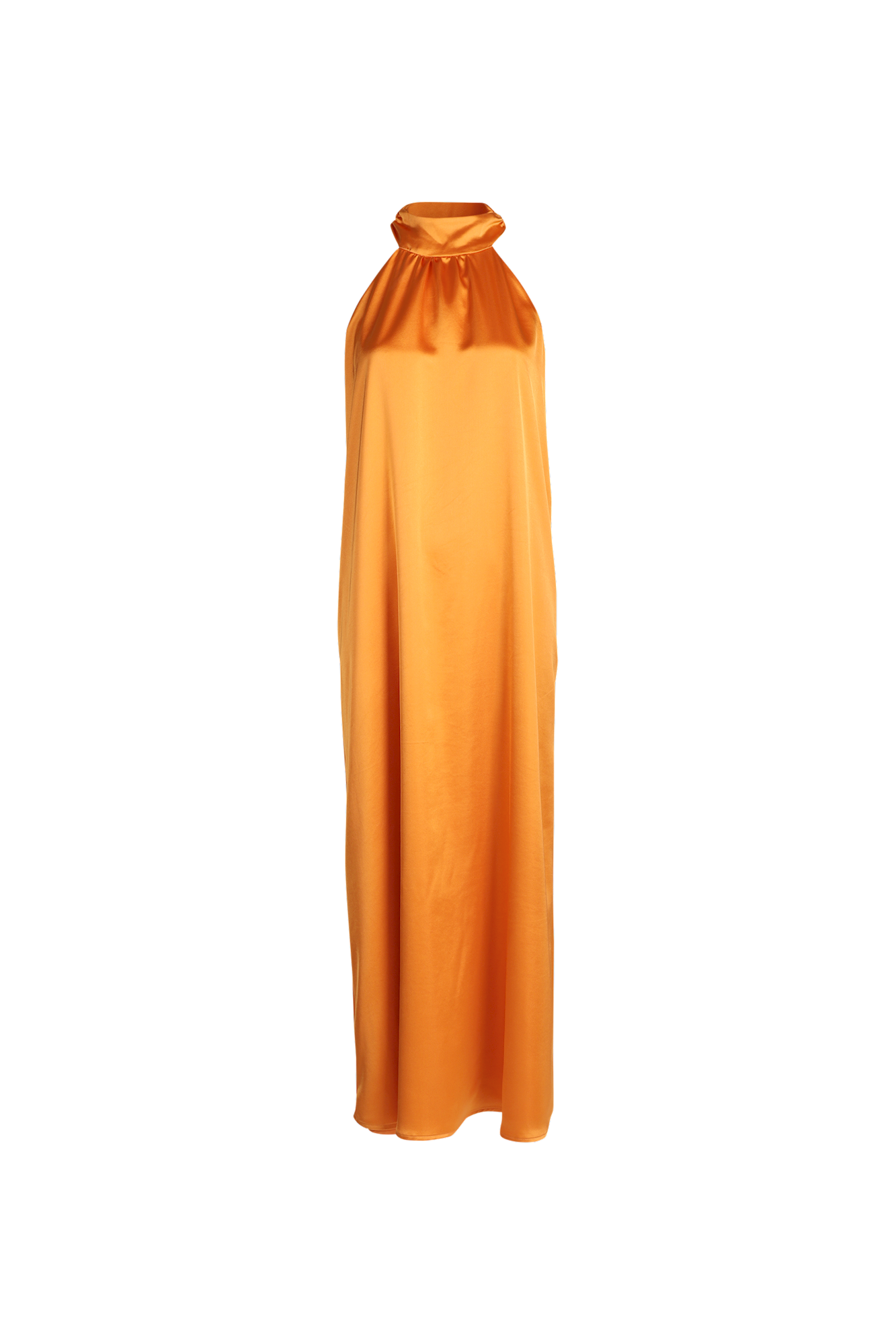 Bal date dress orange