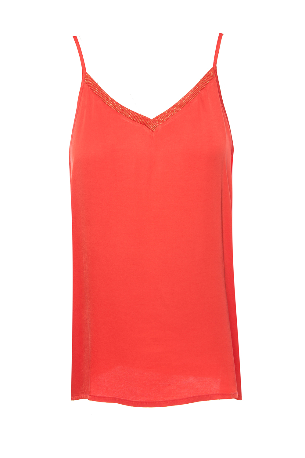 Satin top coral
