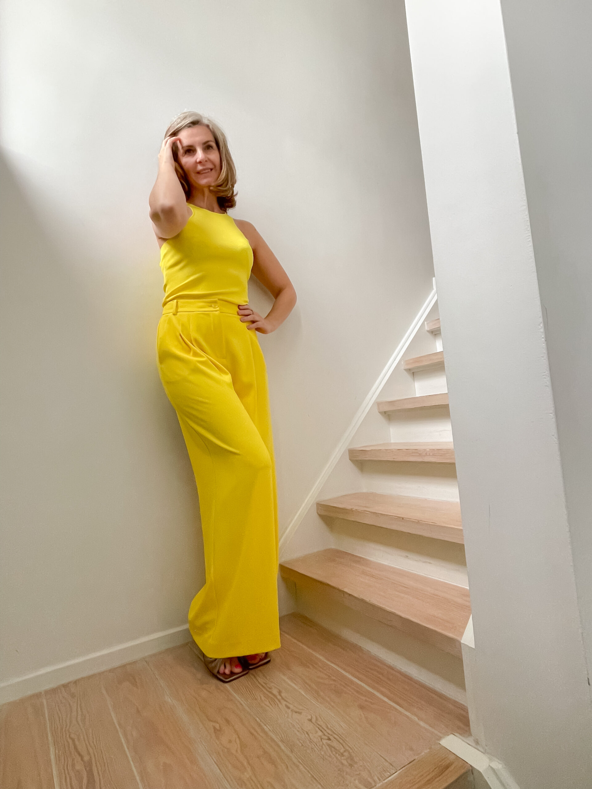 Pantaloni dynamic yellow