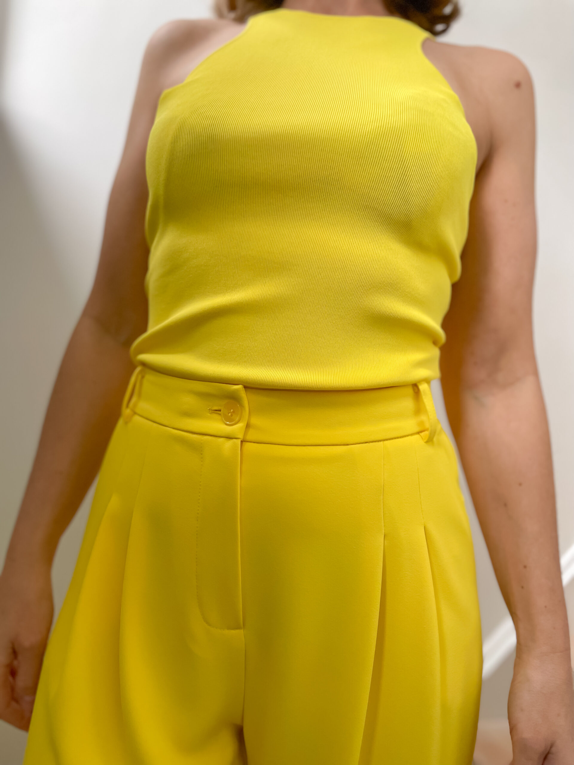 Maglia top dynamic yellow