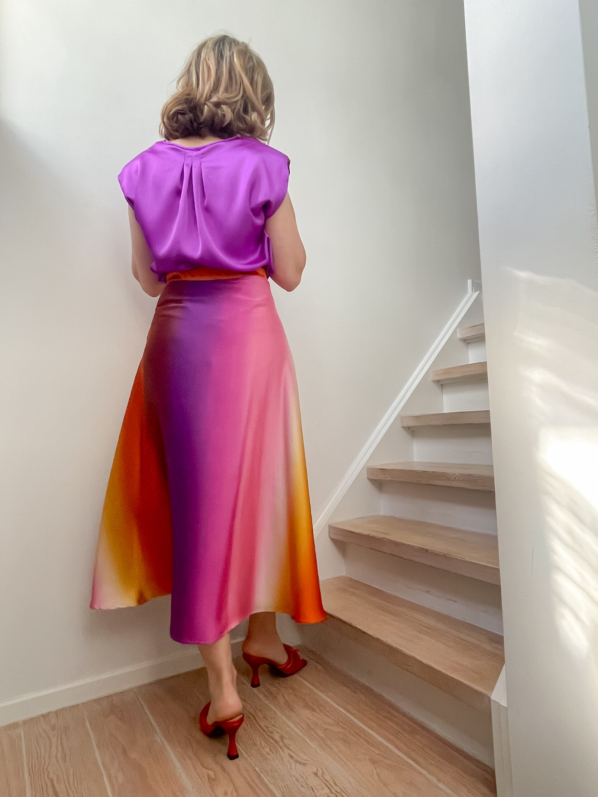 Bal shine Skirt pink purple - Image 2