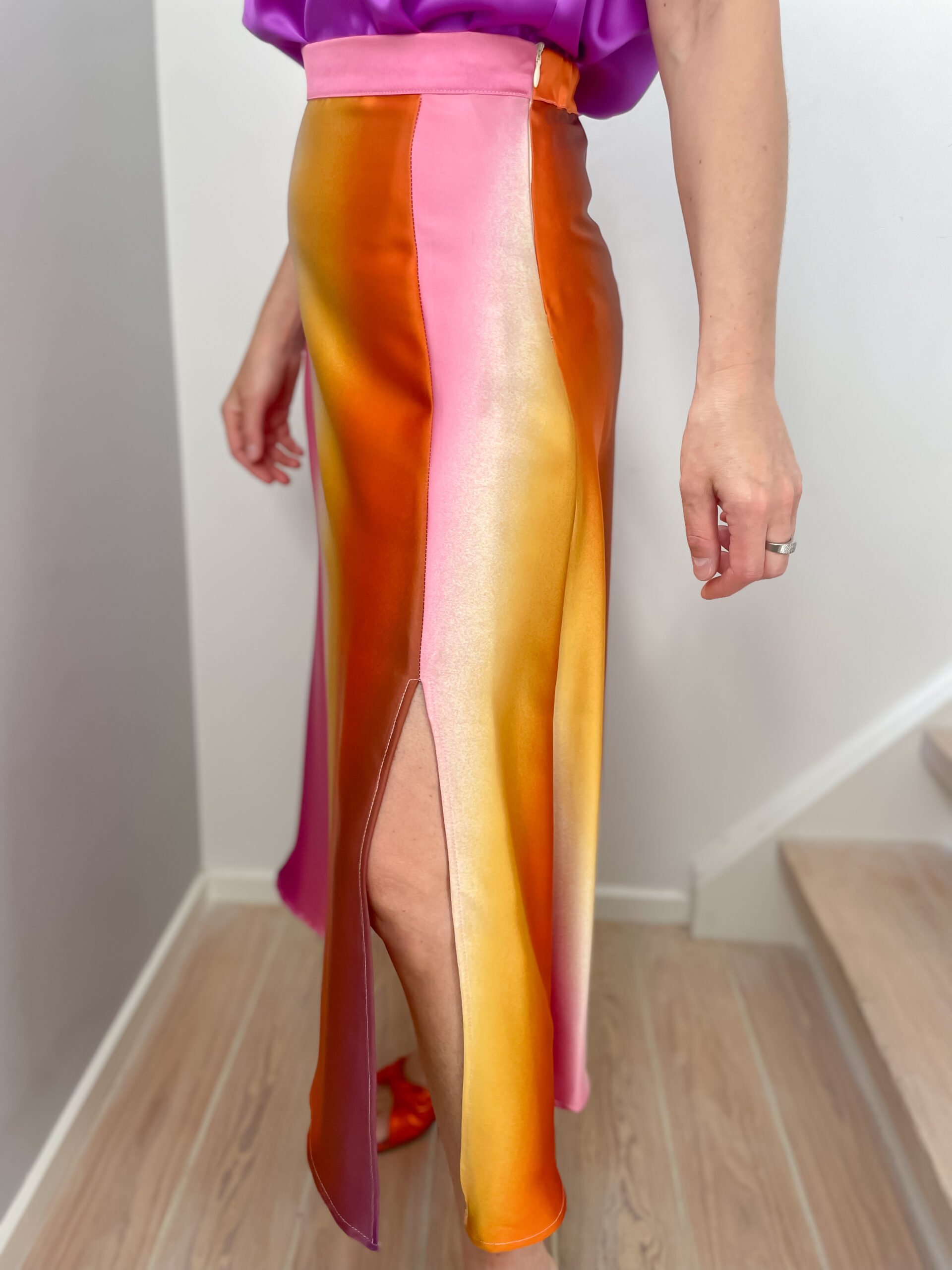 Bal shine Skirt pink purple - Image 3