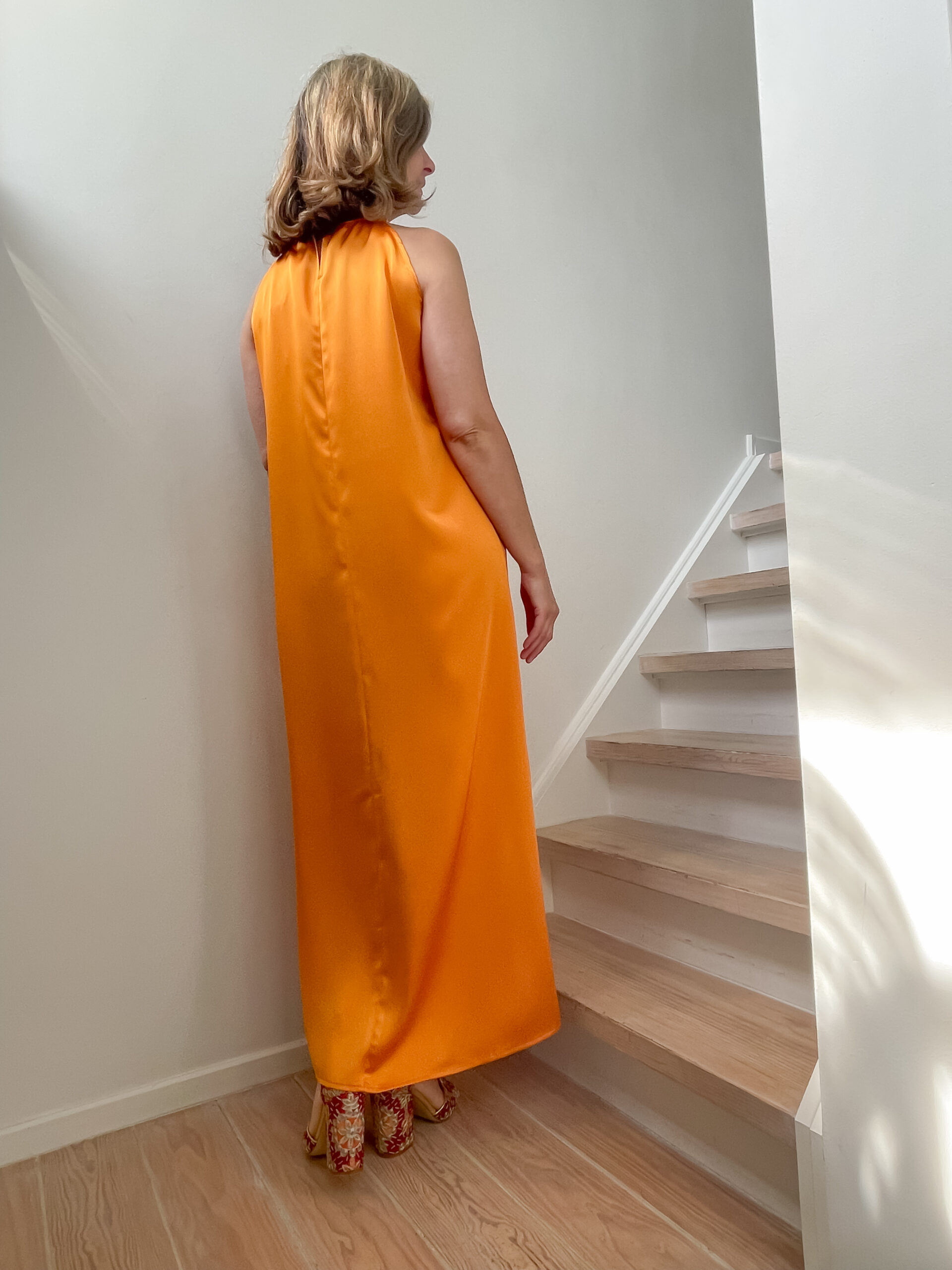 Bal date dress orange - Image 3