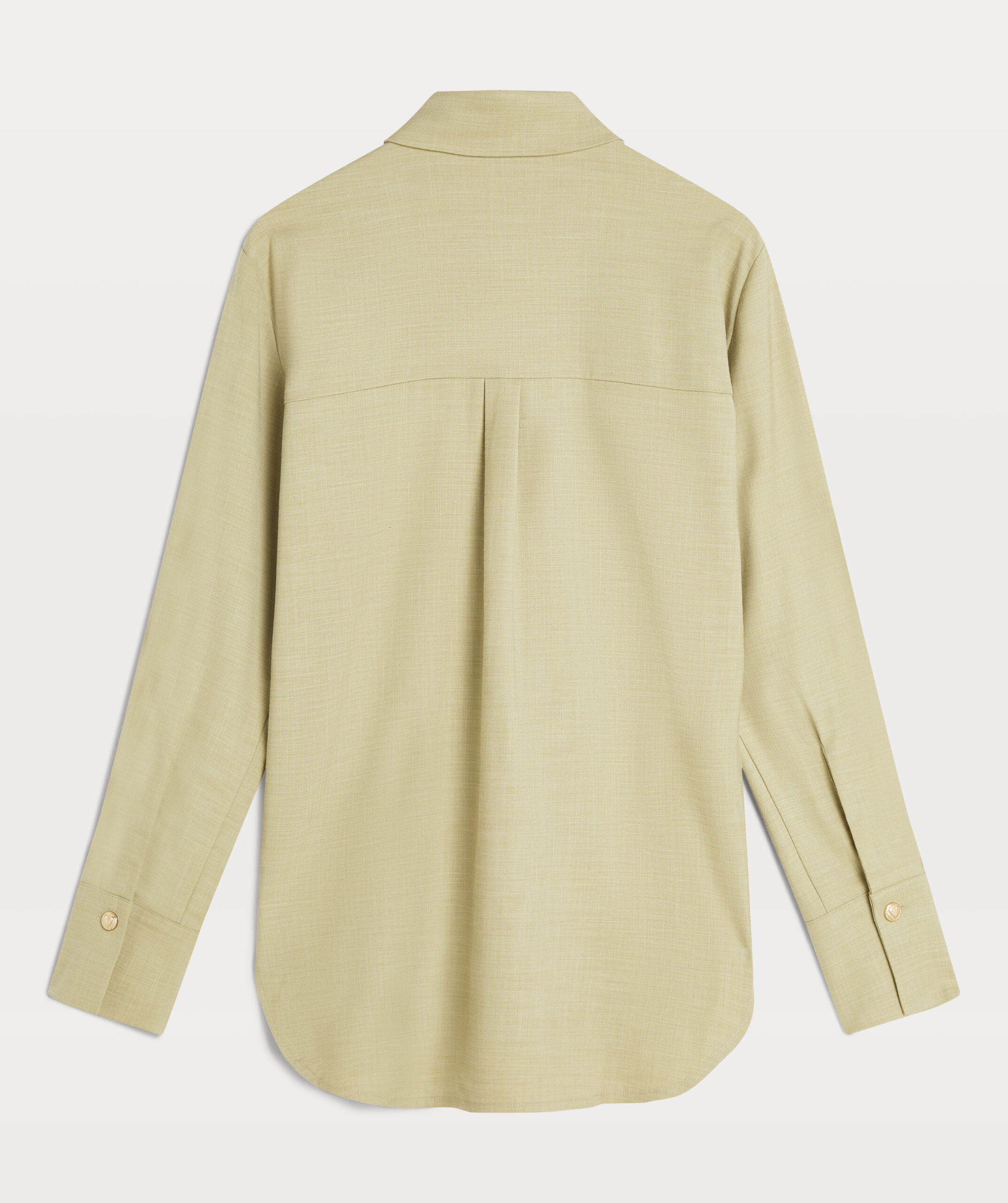 Tiera ralaxed fit blouse dusty green melange - Image 2