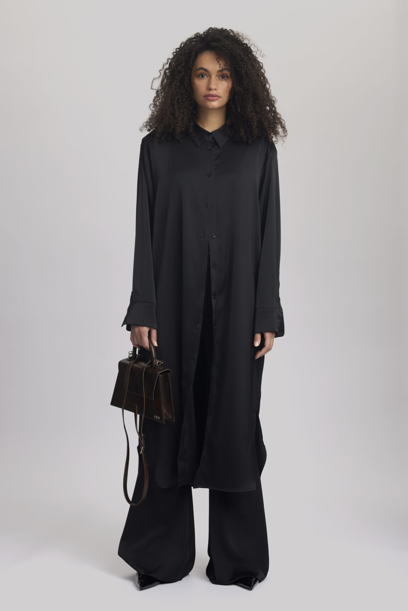 Harper shirt dress black - Image 4
