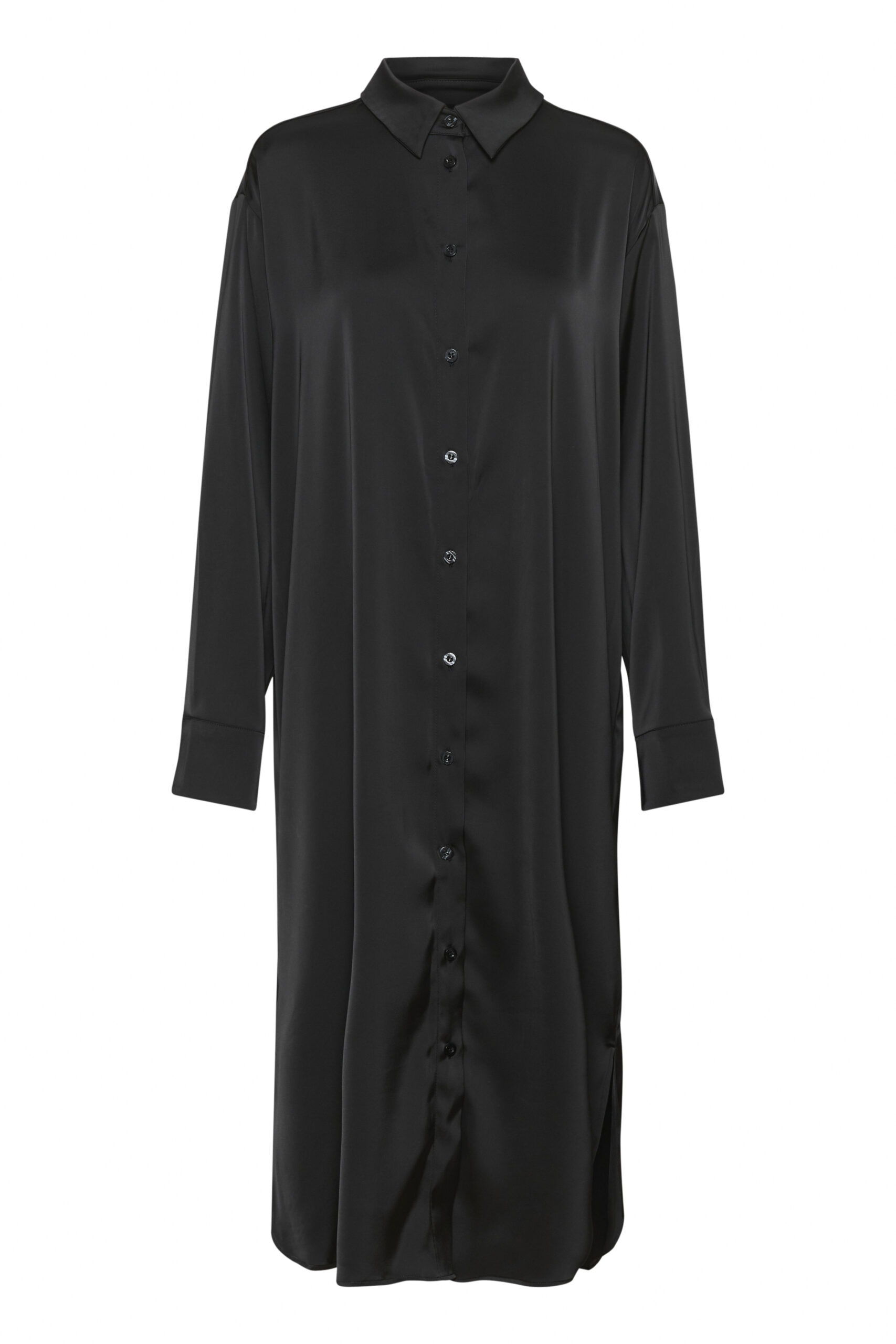 Harper shirt dress black