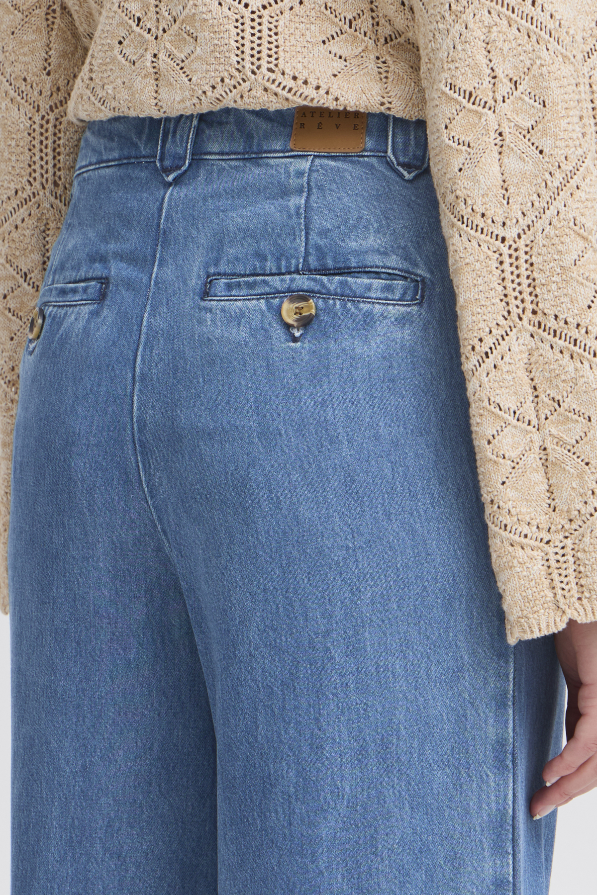 Irrisle pants medium blue denim - Image 4