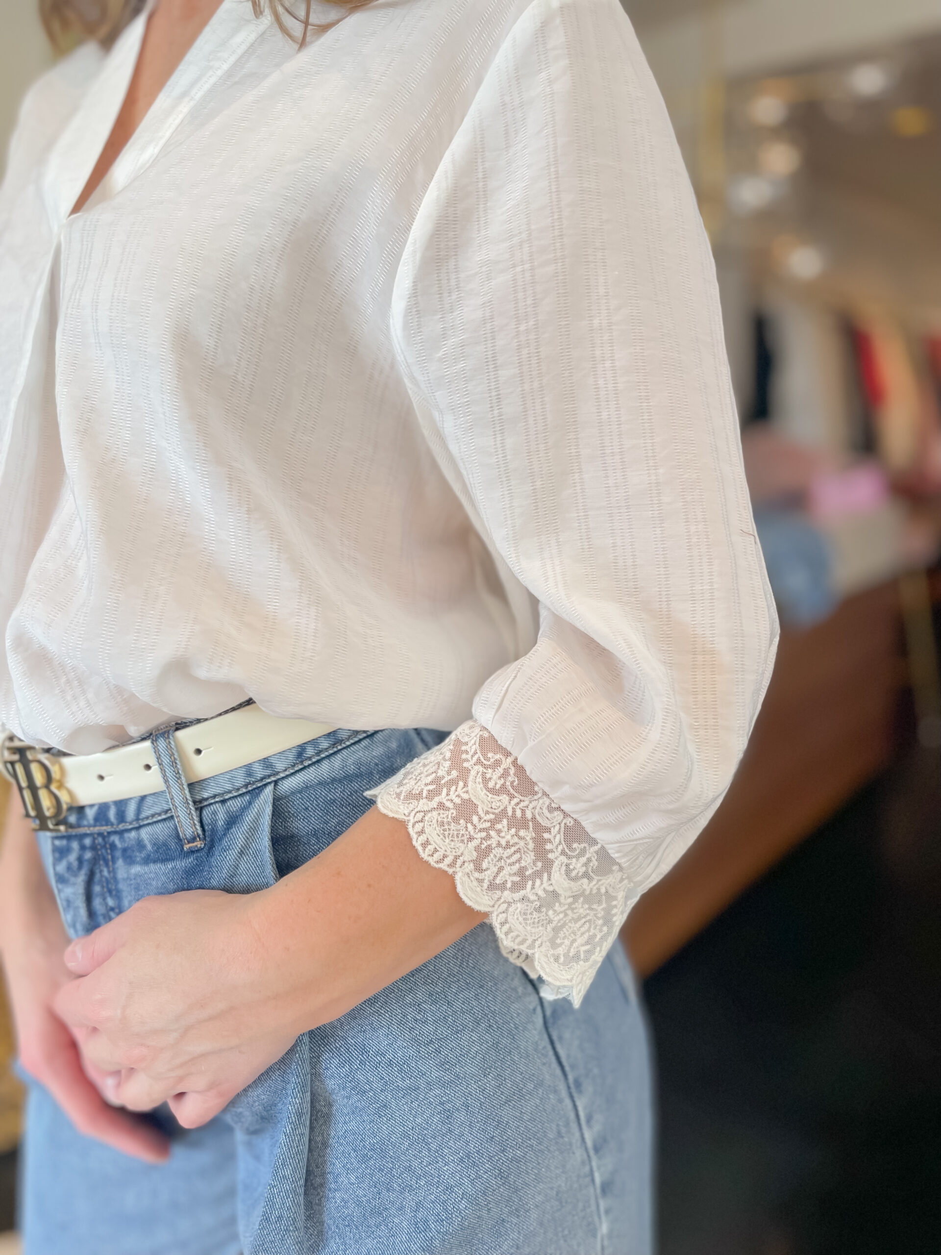 Timeo blouse off white - Image 2