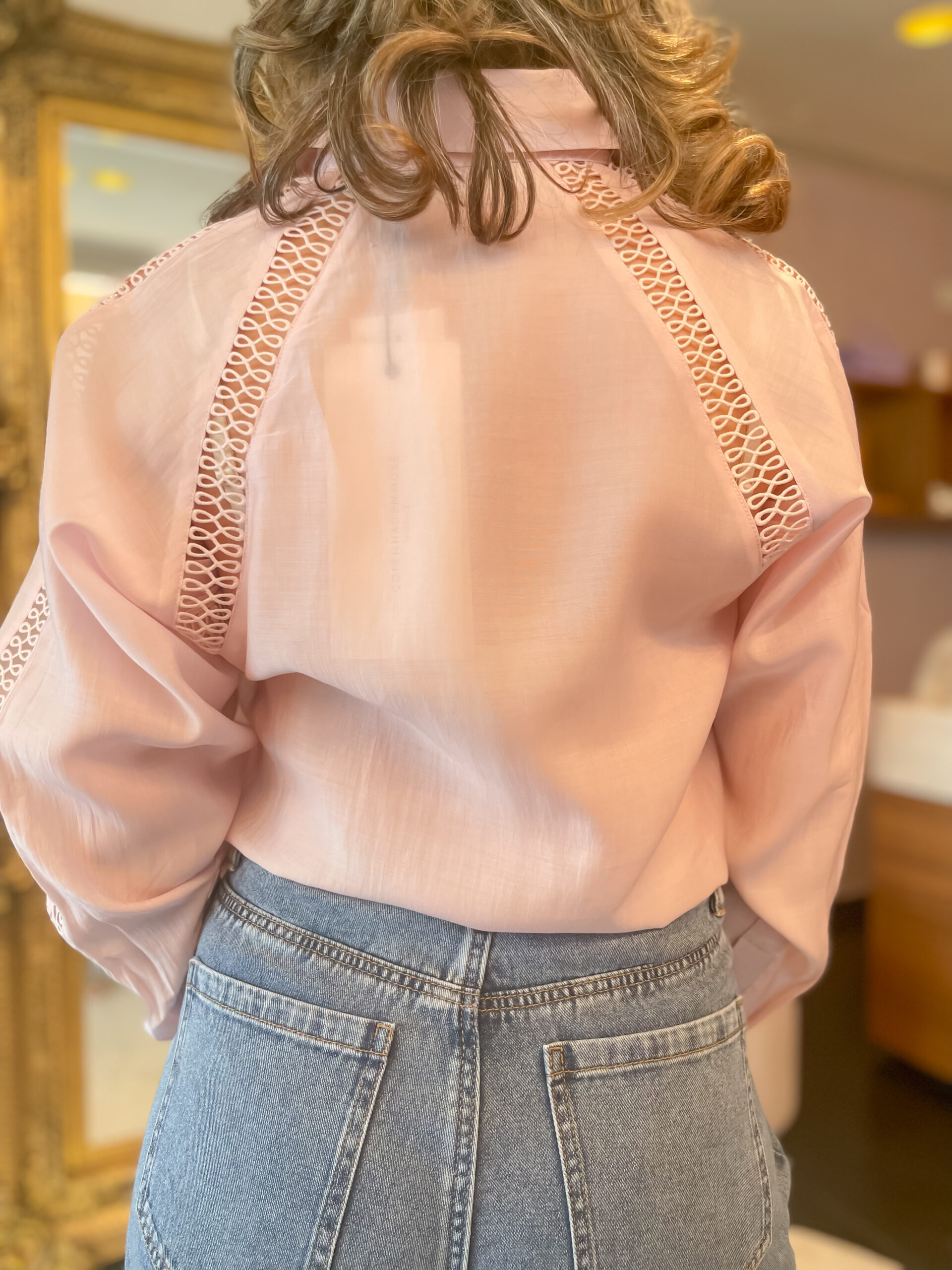 Molly shirt pale lilac - Image 3