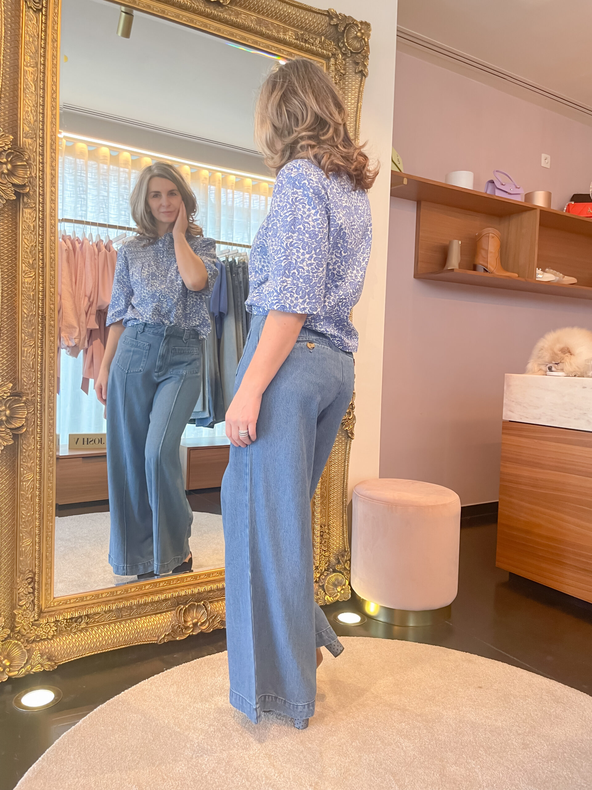 Irrisle pants medium blue denim - Image 6