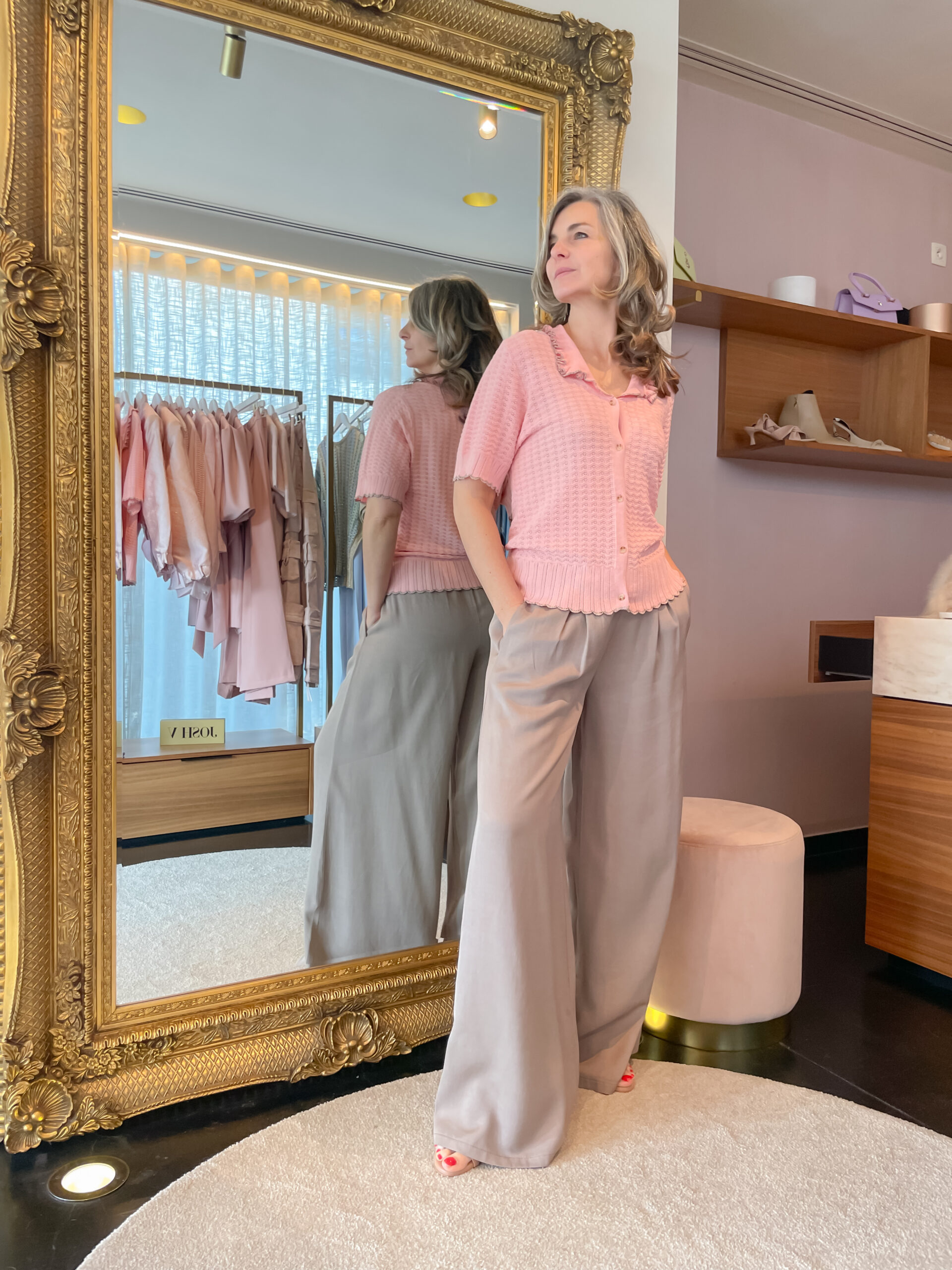 Irfantino blouse silver pink - Image 5