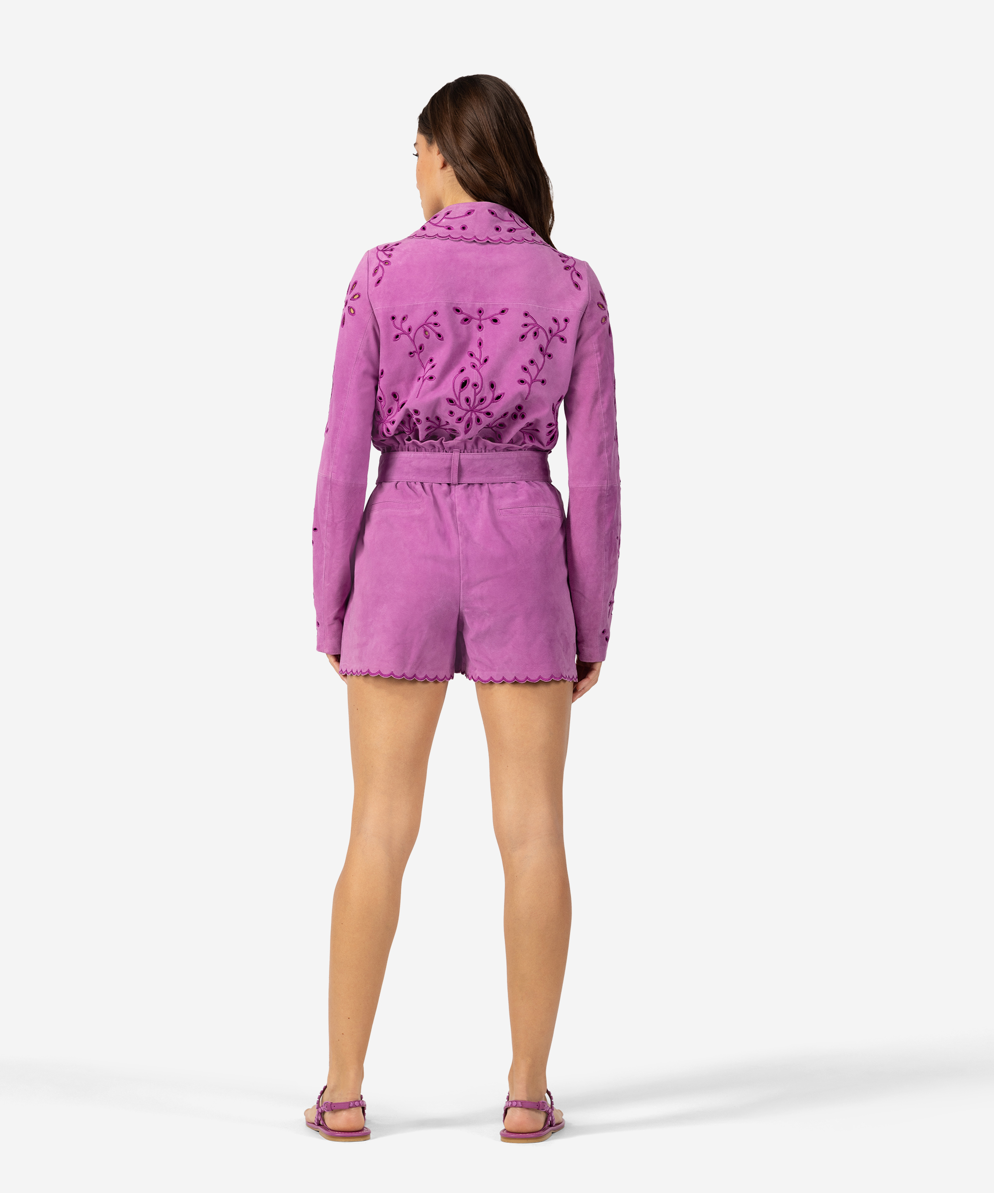 Jandira suède jas fucsia - Image 5