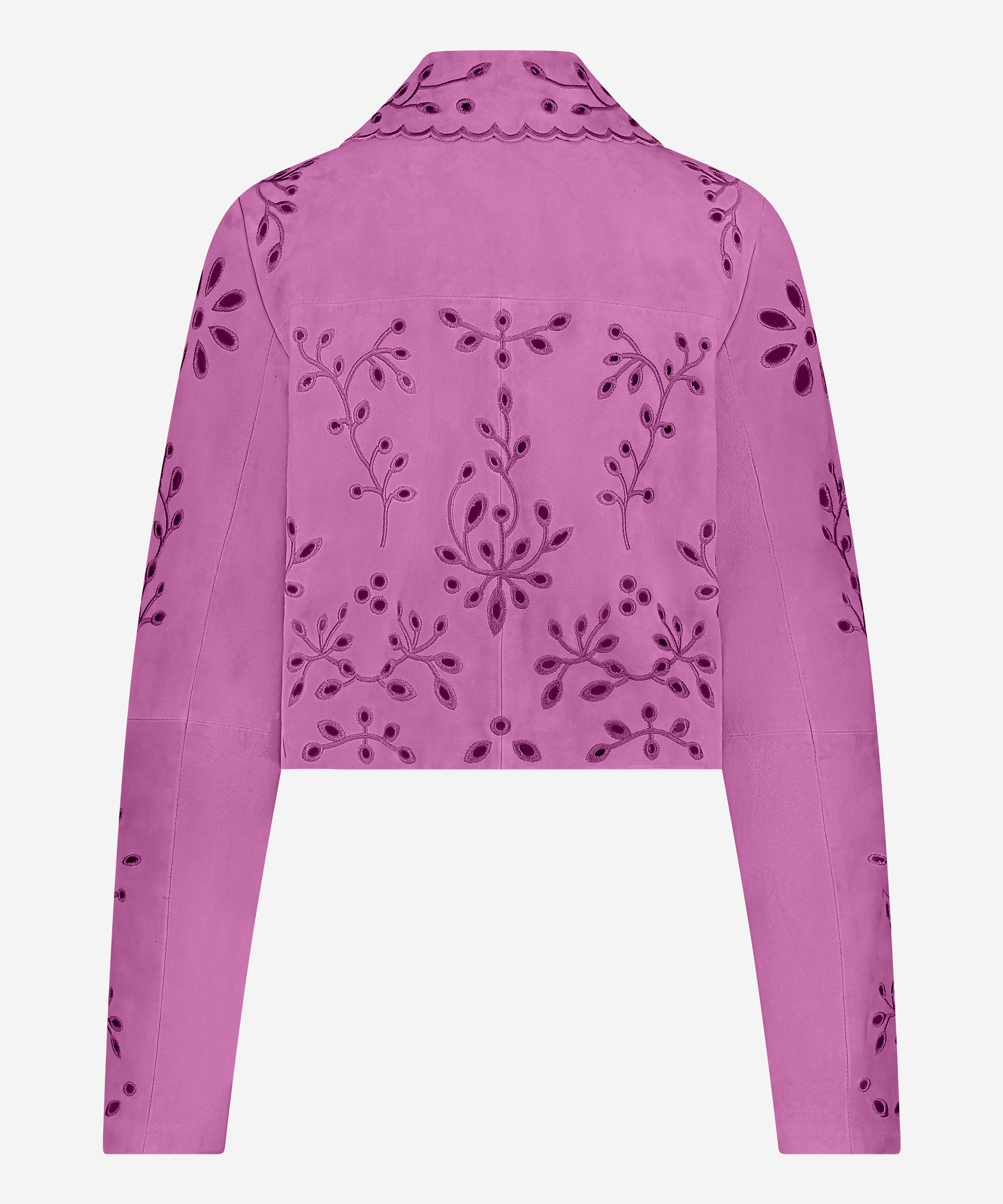 Jandira suède jas fucsia - Image 2