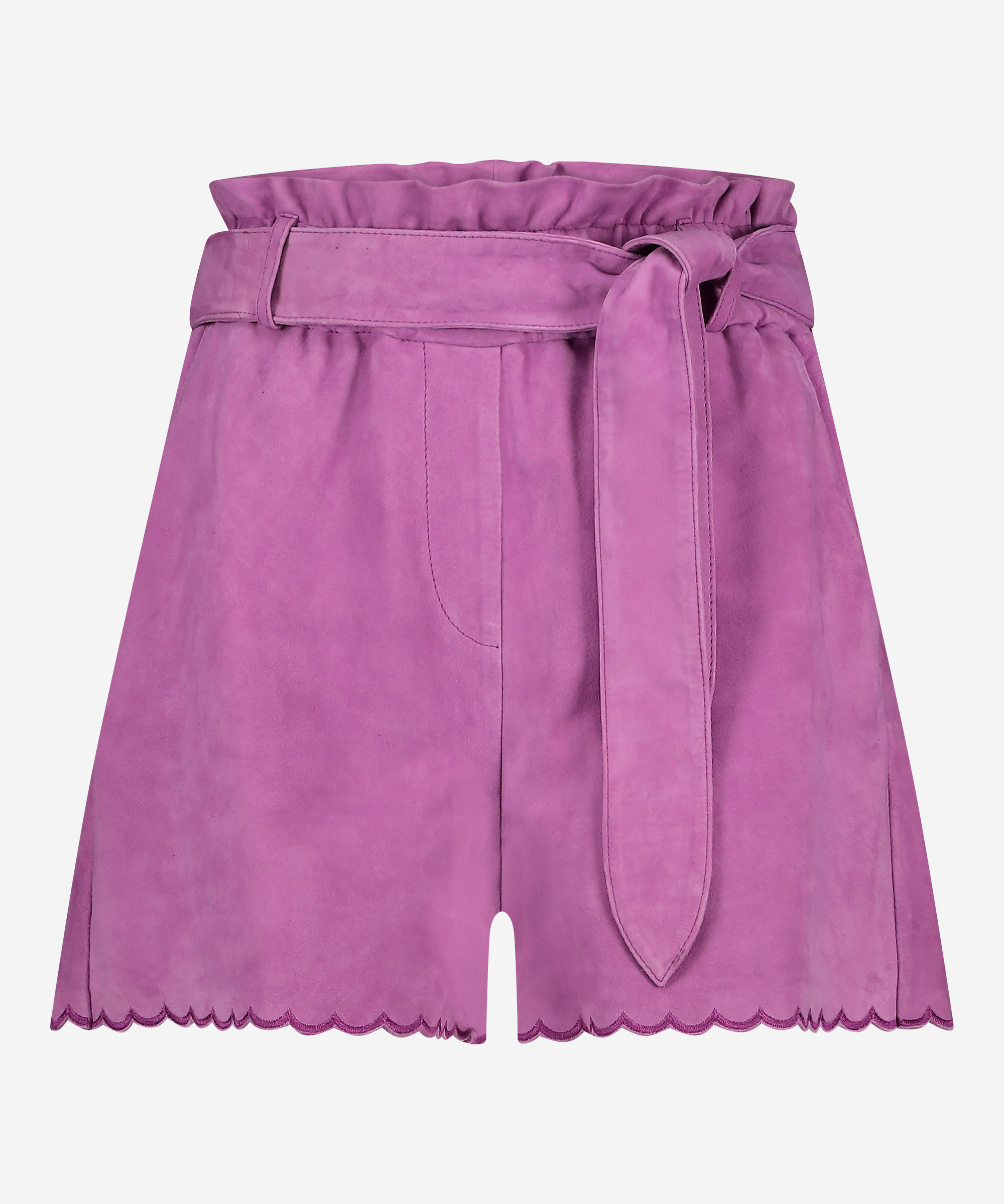Sandira suède short fucsia
