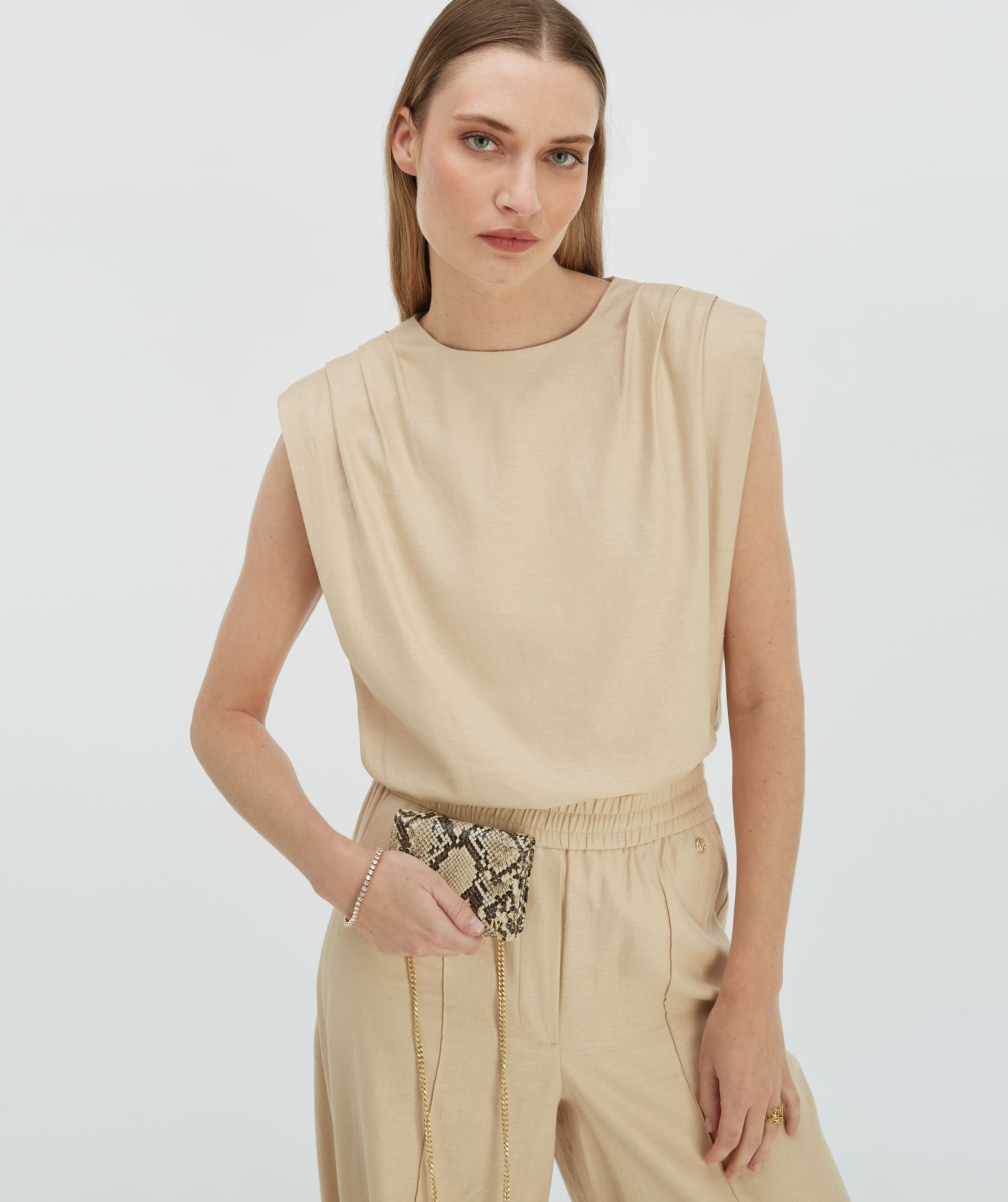 Suki top light sand - Image 2