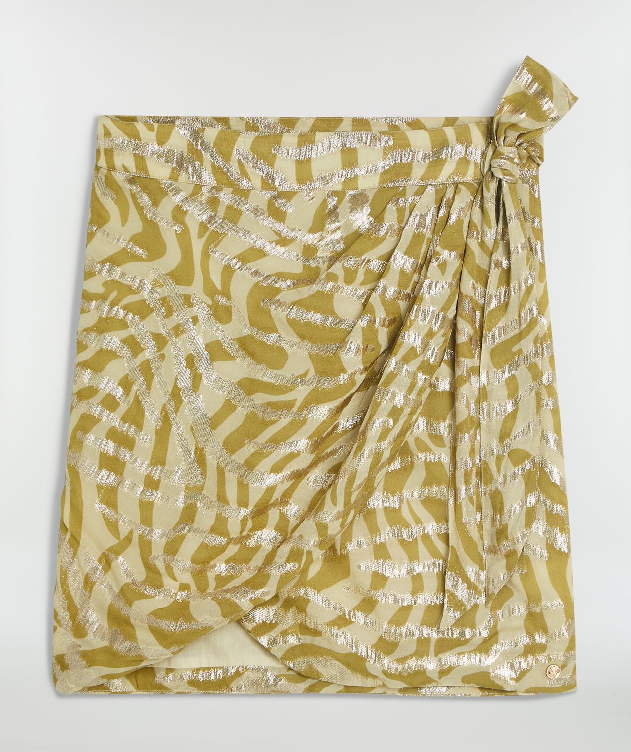 Cameo overslag rok gold green
