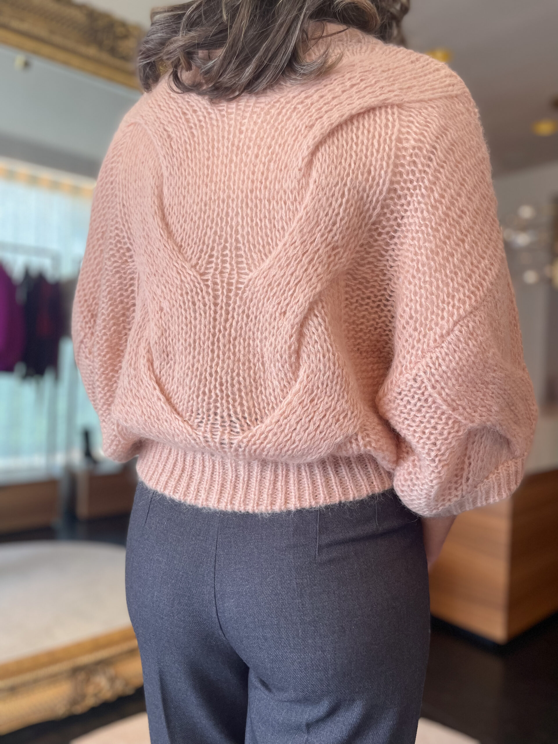 Zenia Cardigan rose dust - Image 6