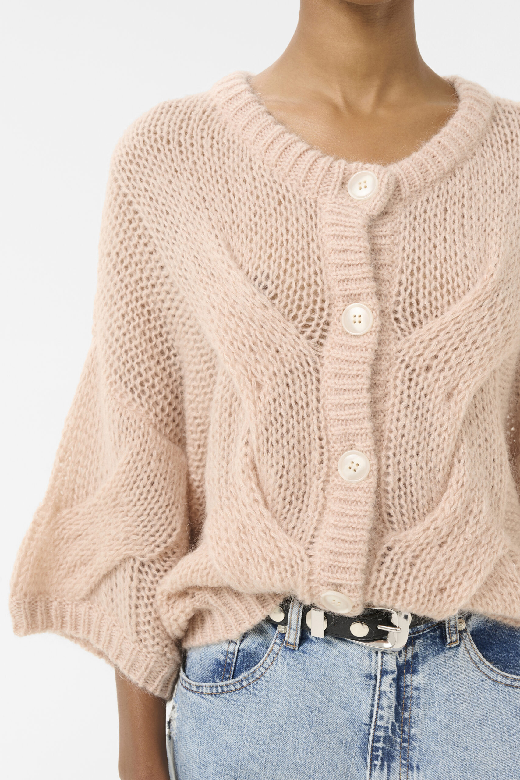 Zenia Cardigan rose dust - Image 2