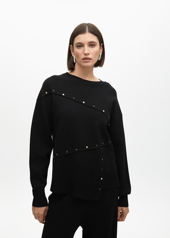 Jersey pullover black - Image 2