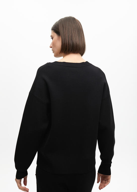 Jersey pullover black - Image 4