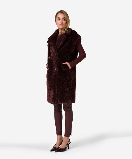 Chella gilet burgundy - Image 4