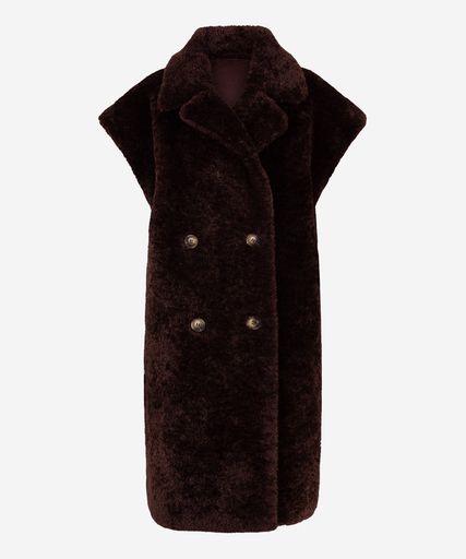 Chella gilet burgundy