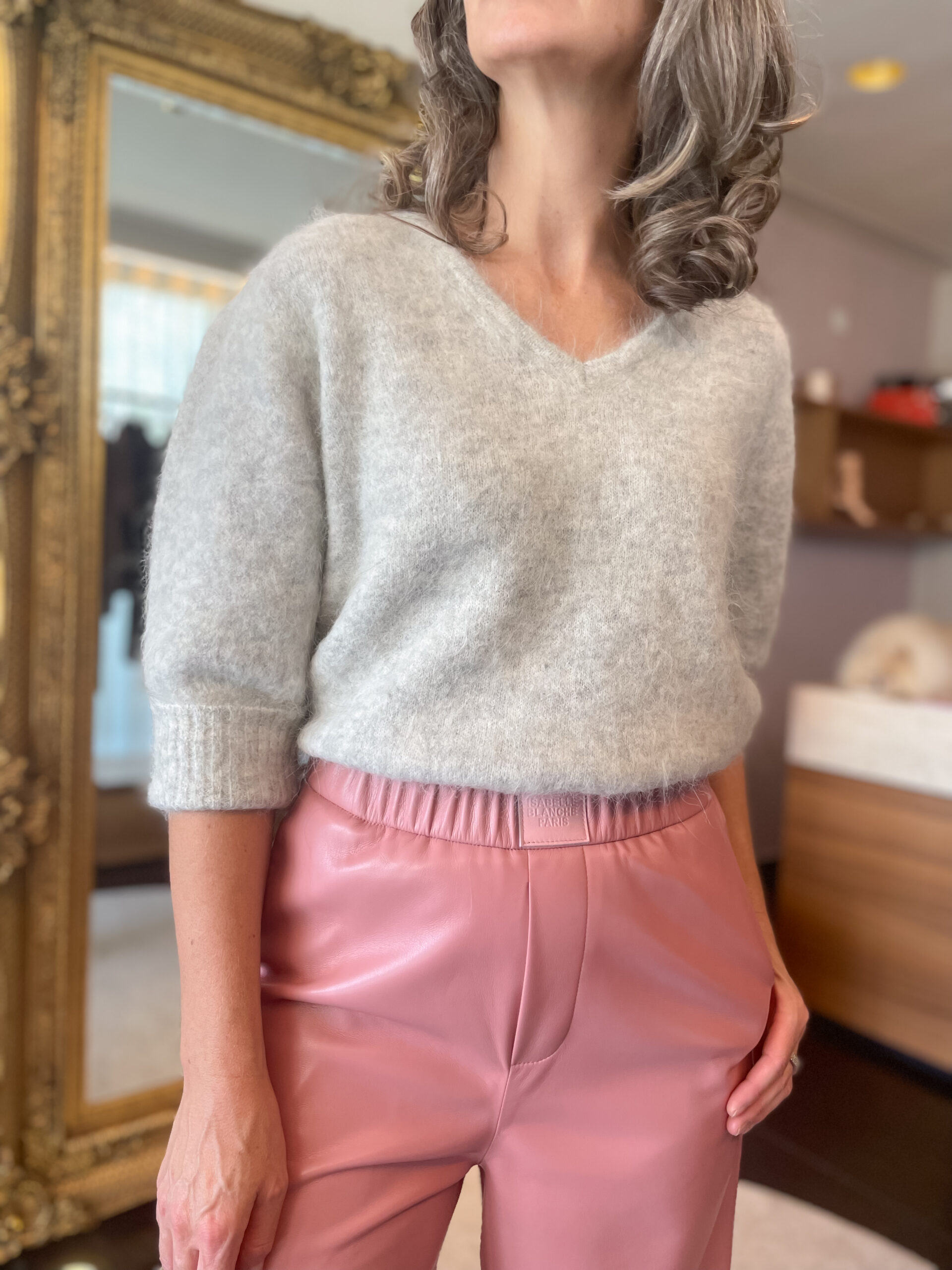 Cindy sweater light grey - Image 4