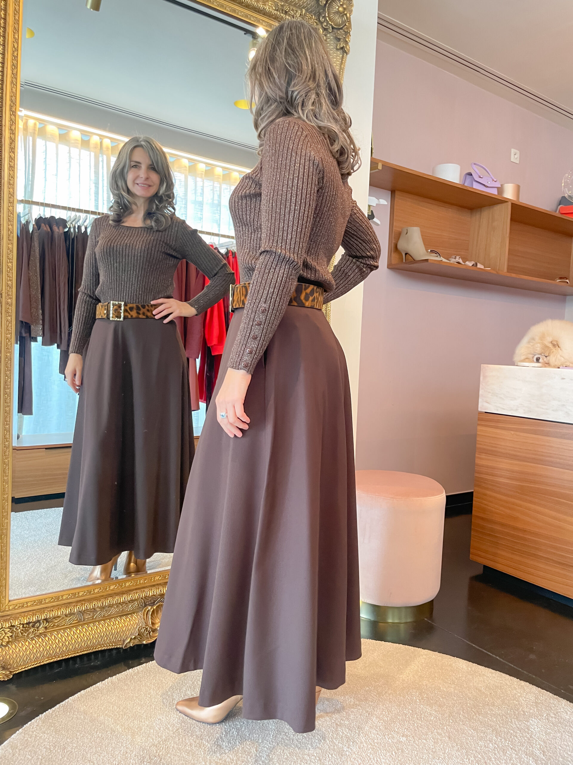 Tailor long skirt molé - Image 3