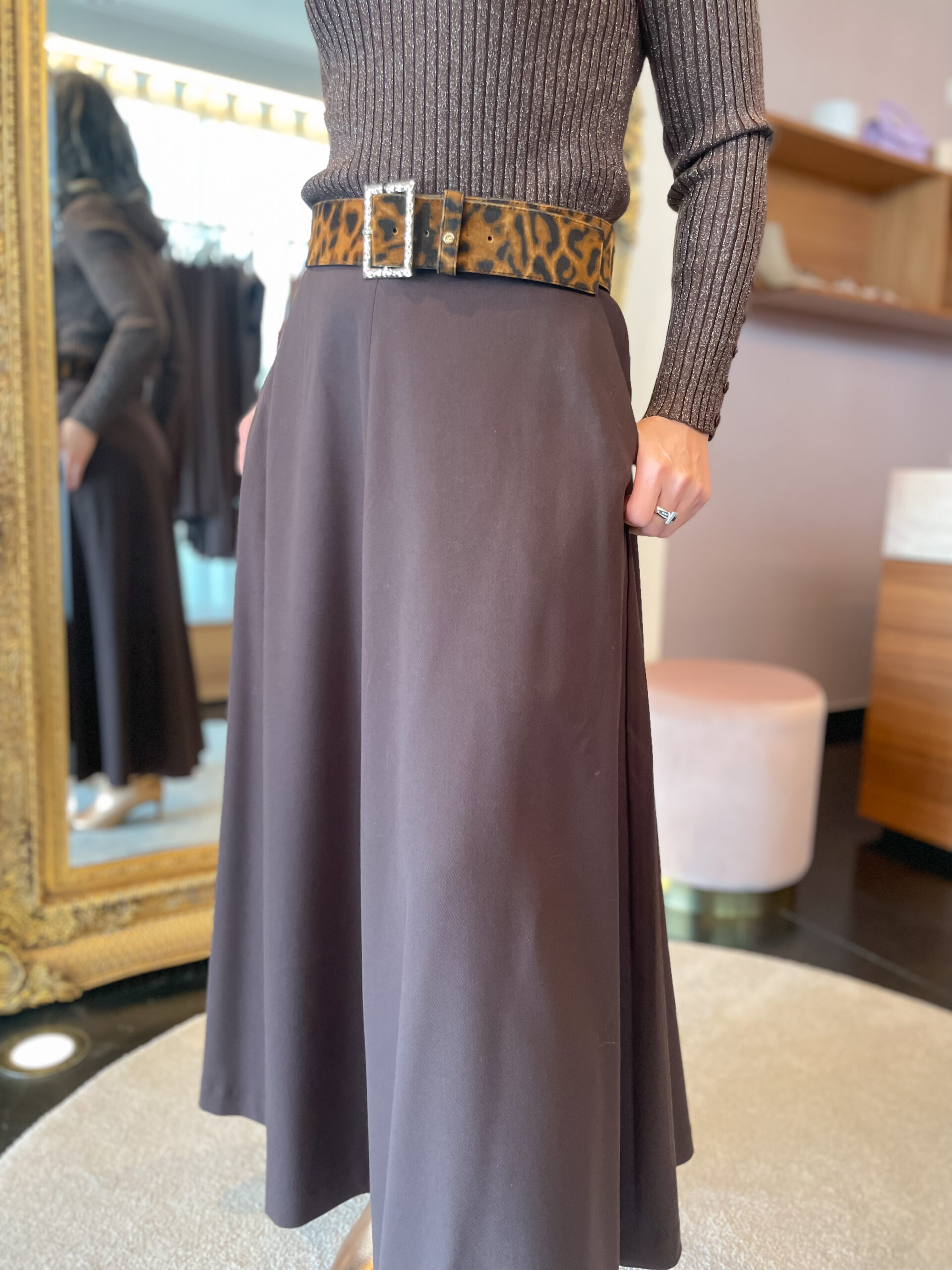 Tailor long skirt molé