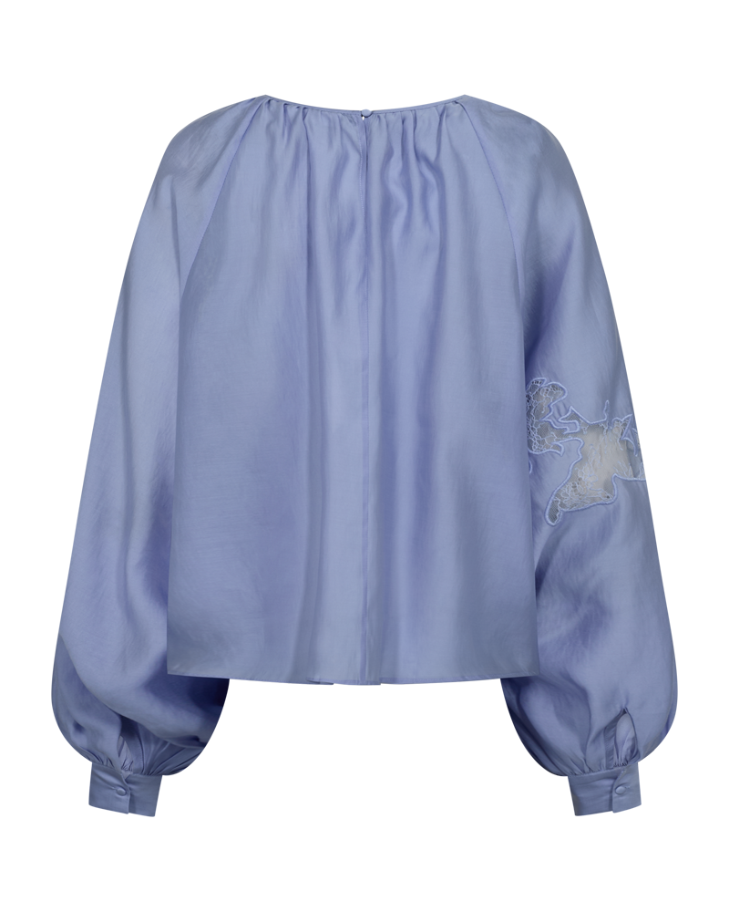 Molly blouse blue heron - Image 2