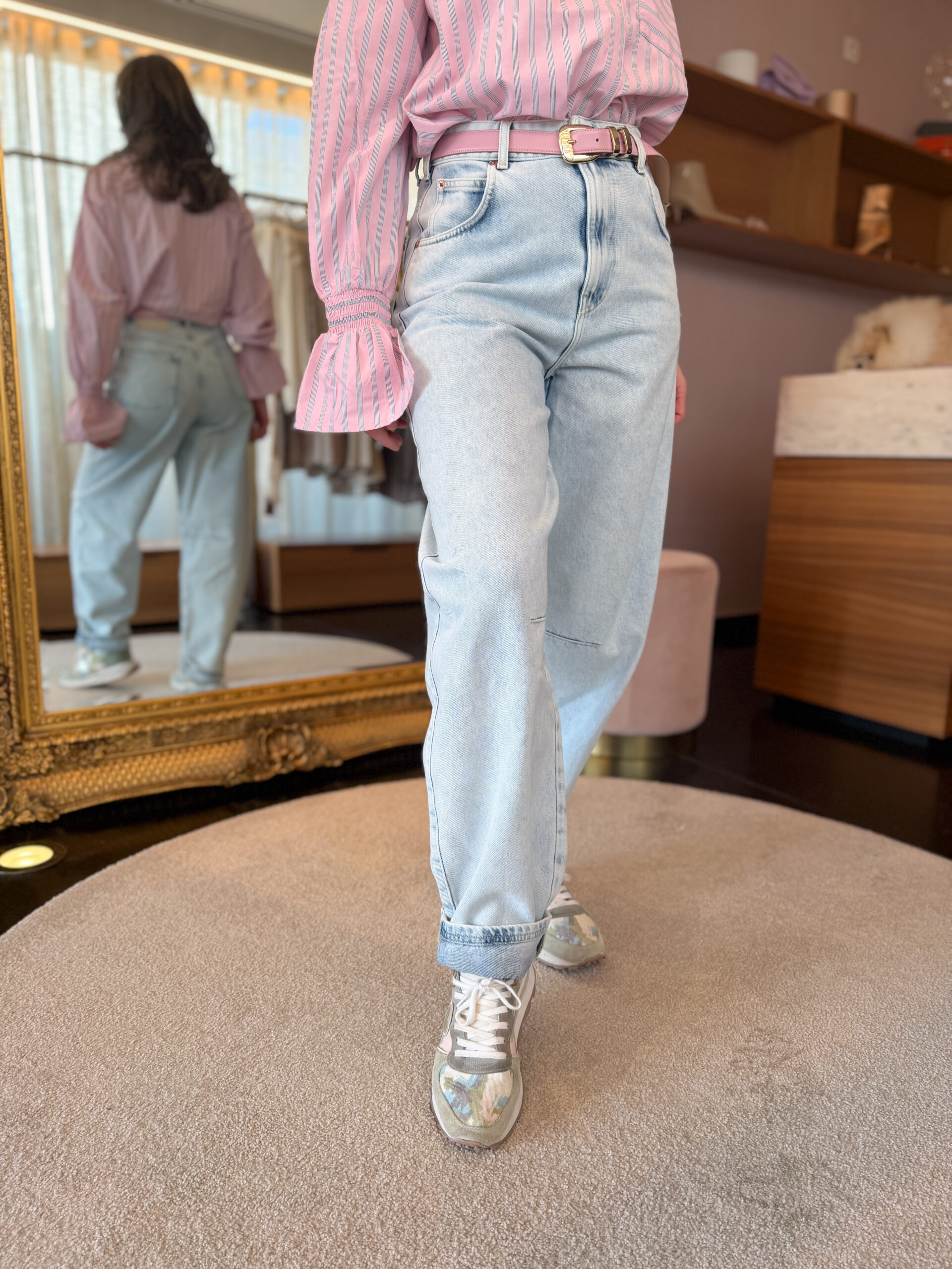 Sacha barrel fit jeans blue