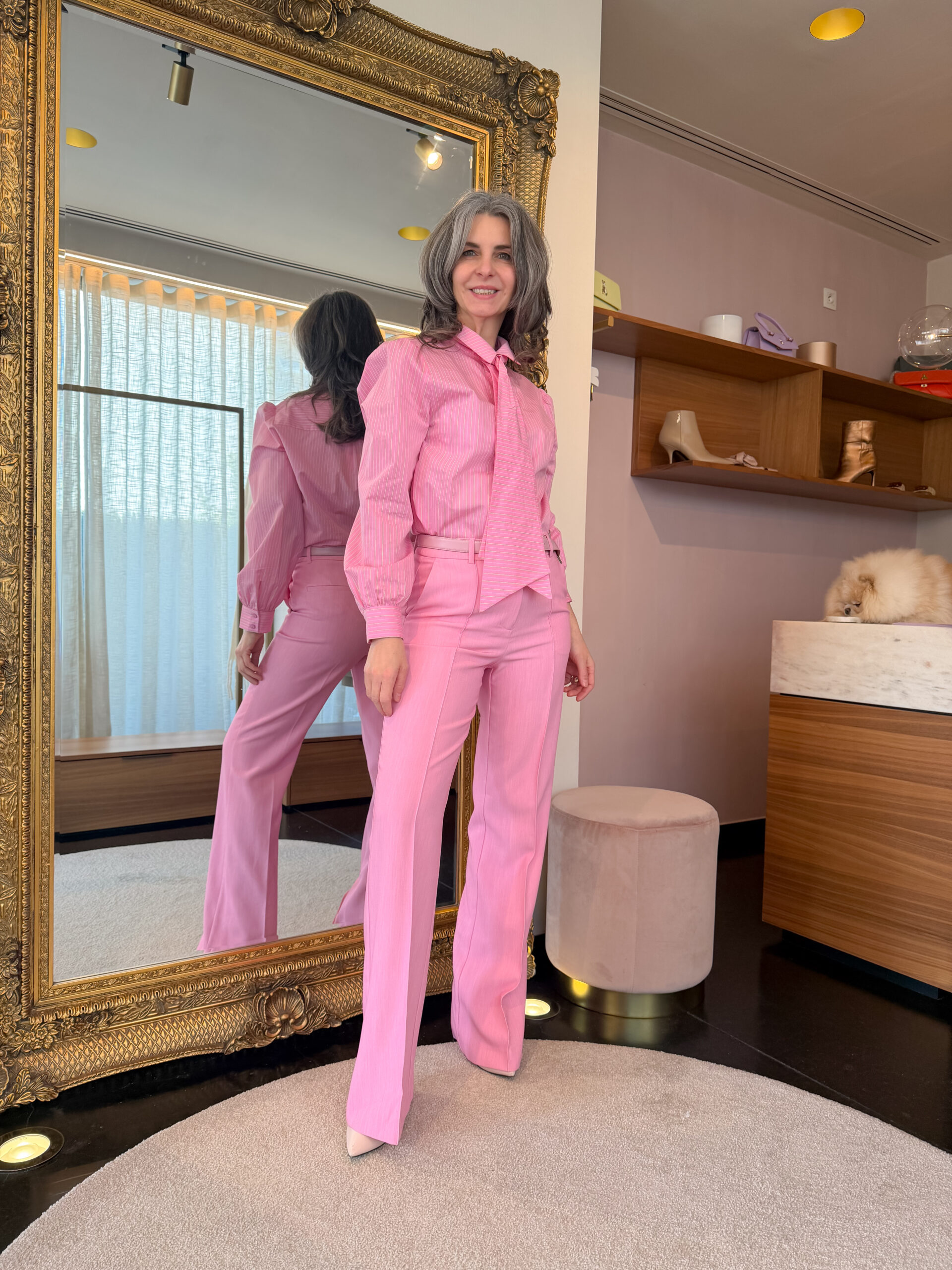Fenne striped blouse pink - Image 3