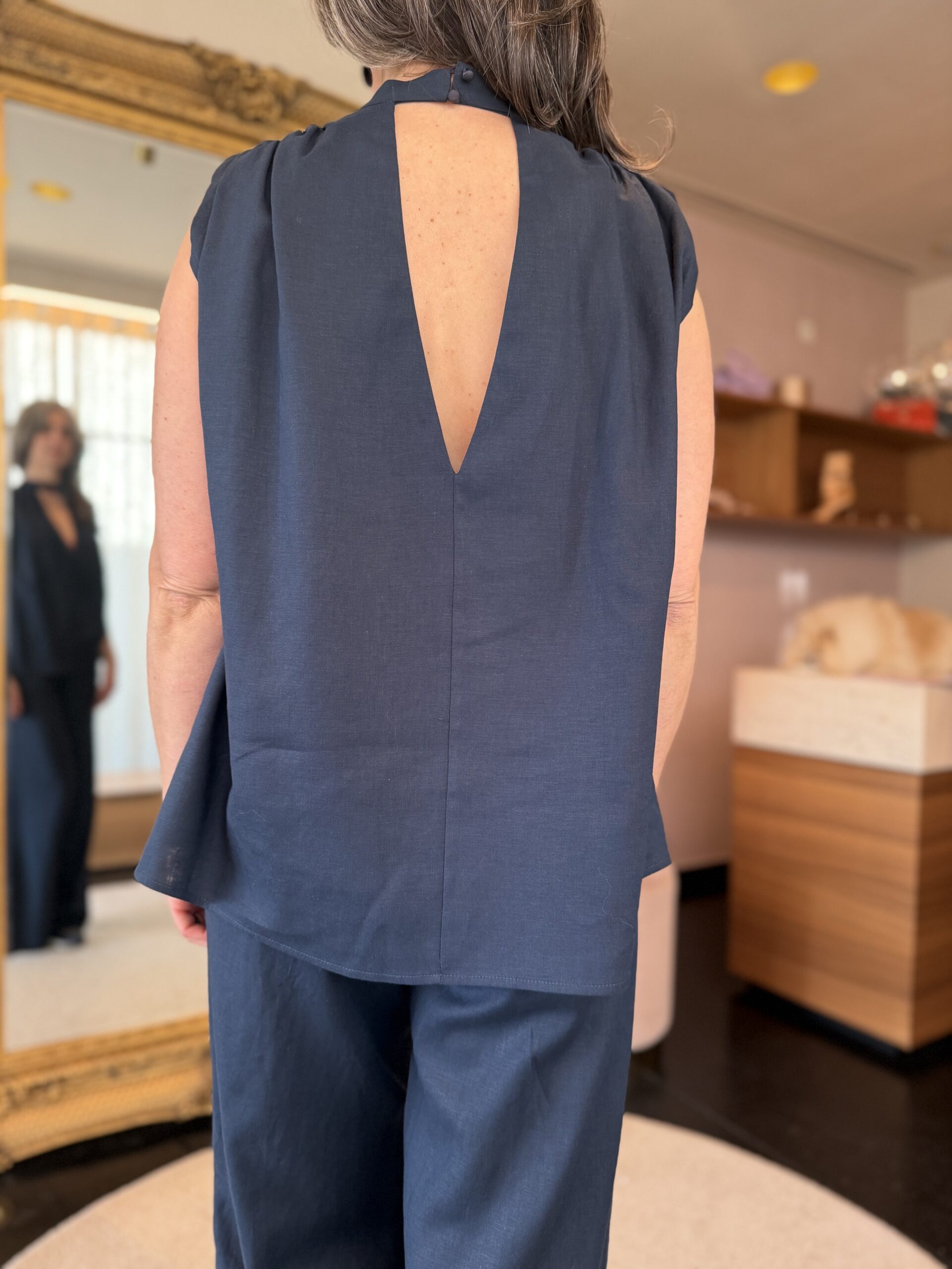 Blouse blue - Image 4