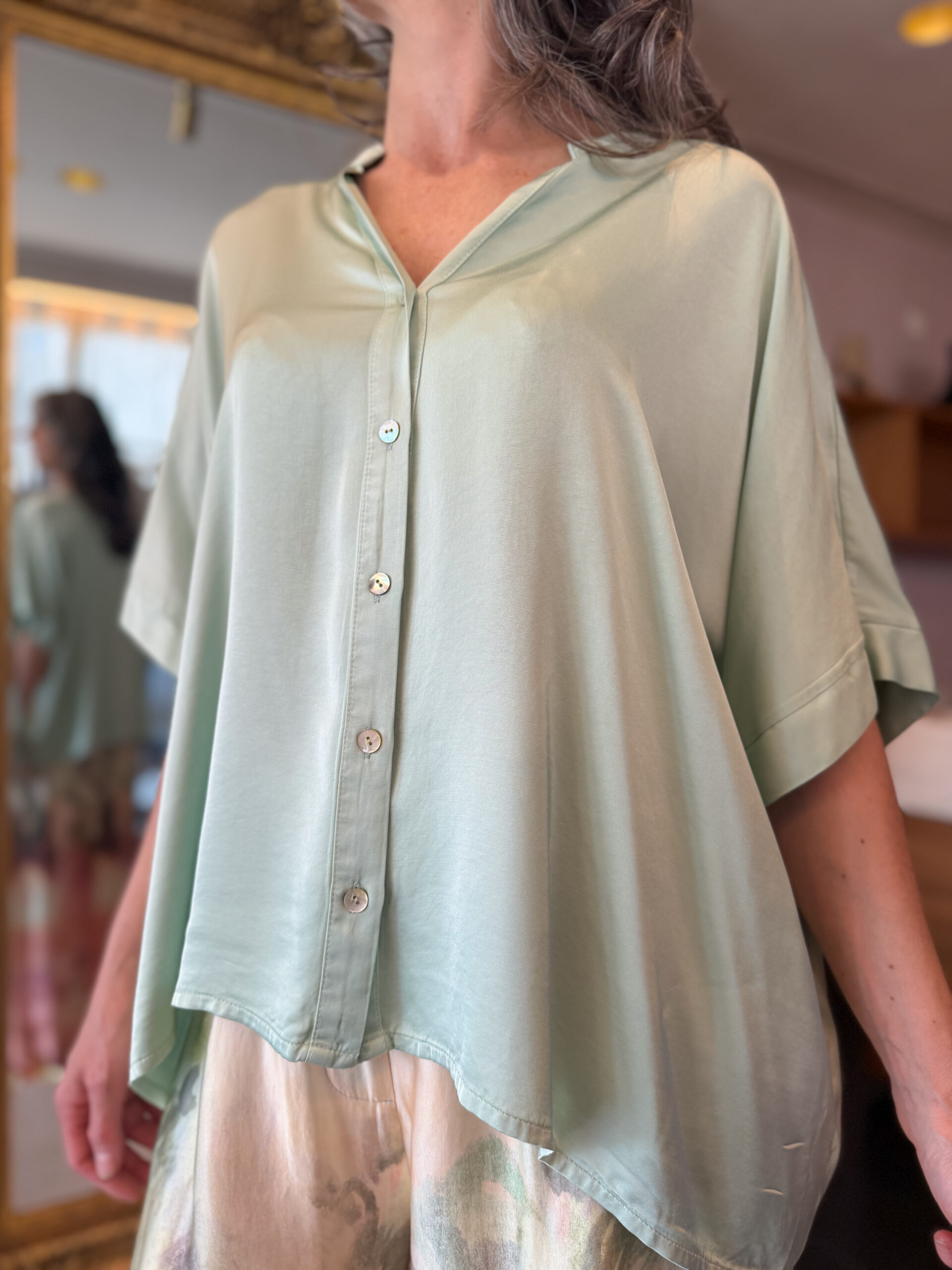 Camicia pastel green