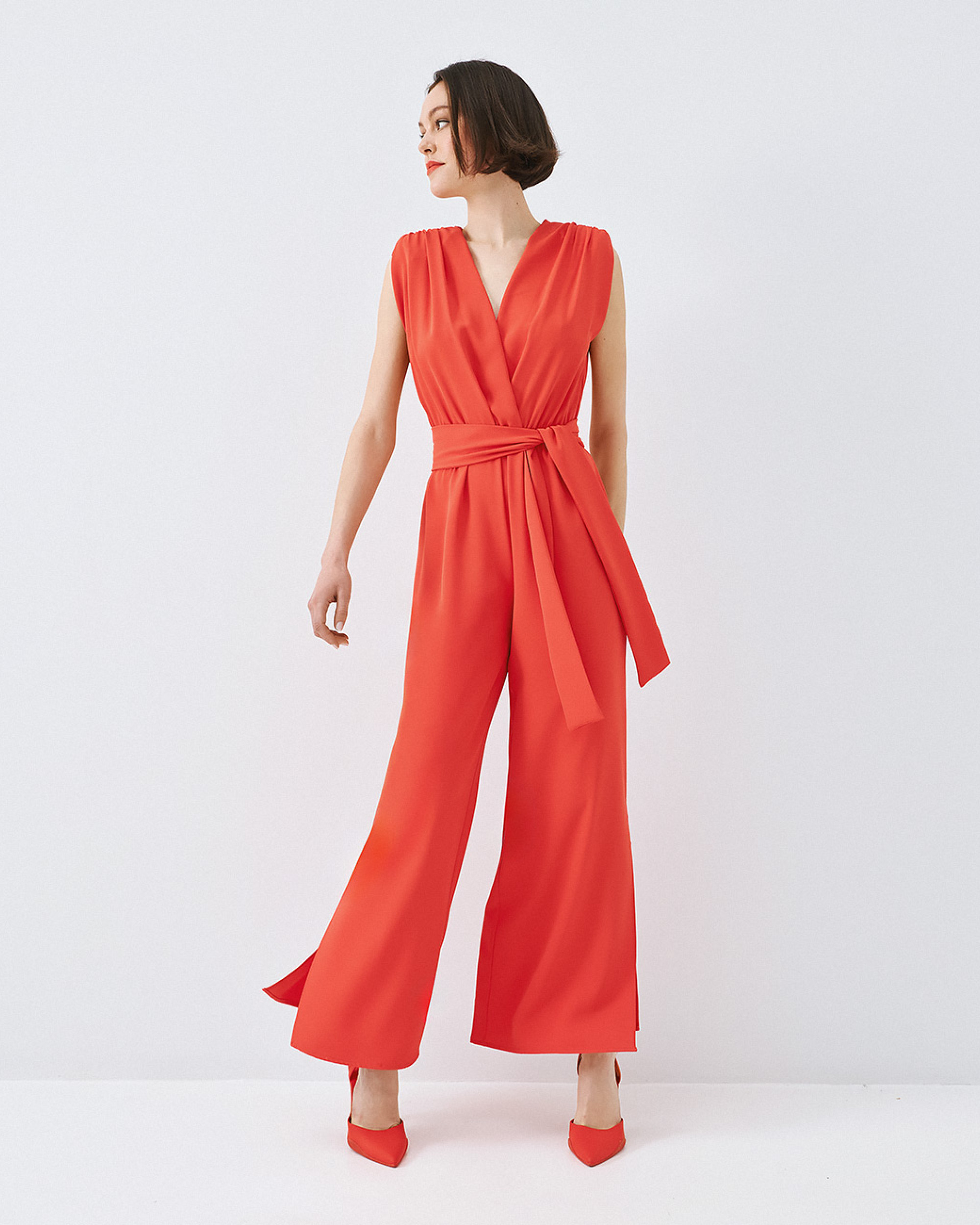 Jumpsuit coral