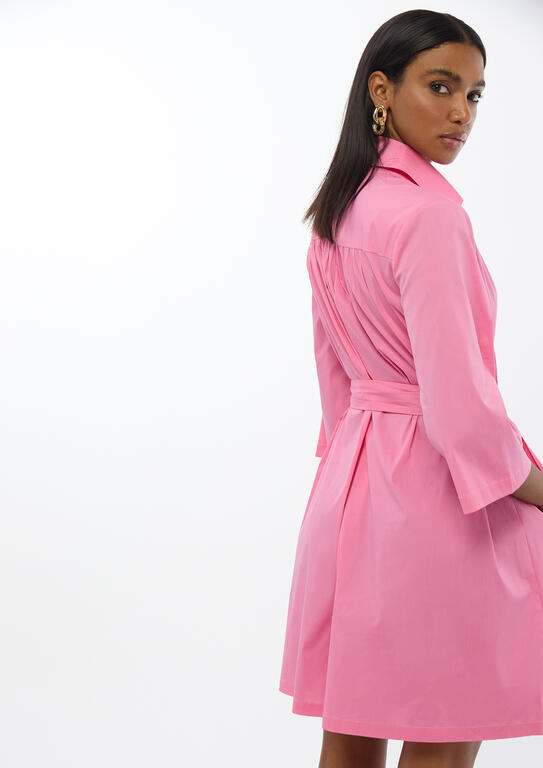 Shirt dress fuchsia - Image 3