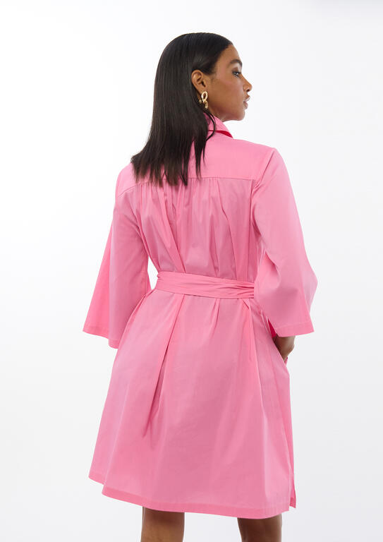 Shirt dress fuchsia - Image 2