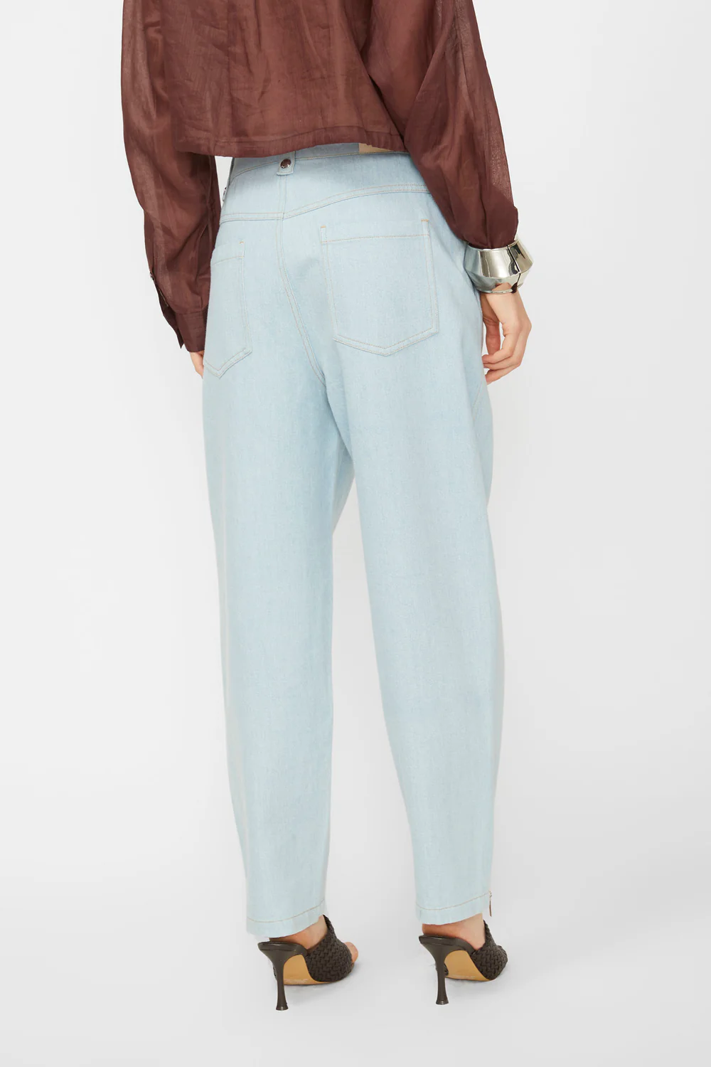 Pantaloni denim steel blue - Image 2