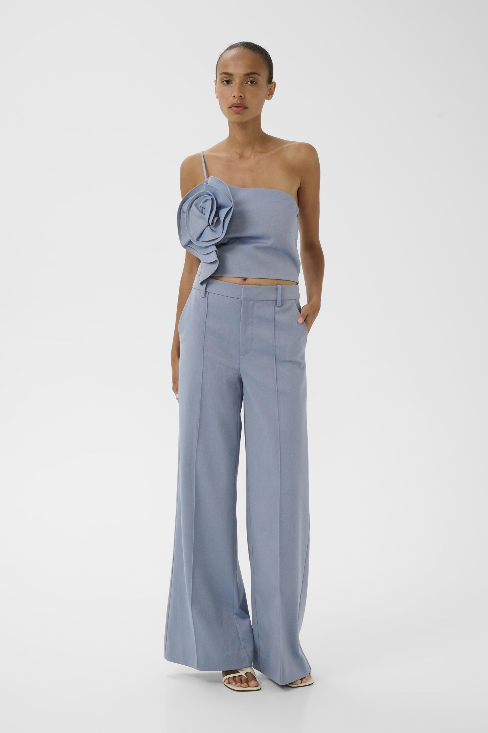 Wendi pants dusty blue - Image 3